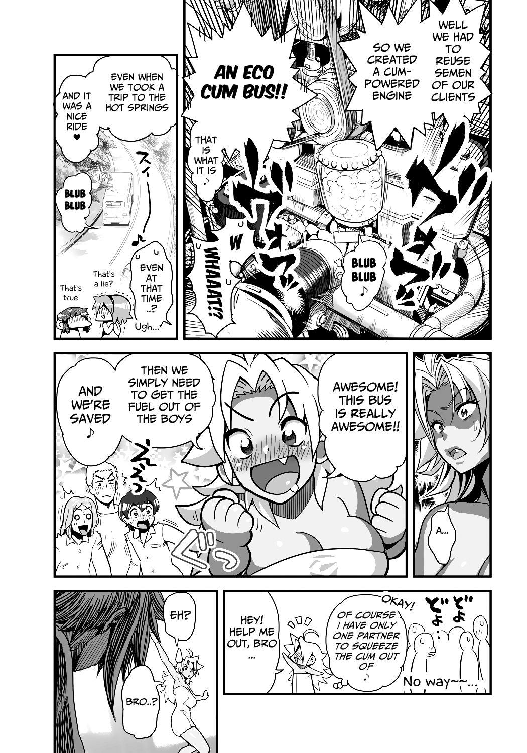 Energy Kyo-ka!! ~Bakunyuu JK. Gachizeme Hatsujouchuu!~ Chou Pinch! Tonda Ero Bus Dai Shissou! Zenra Jousha de Nukitsu Nukaretsu!? page 7 full