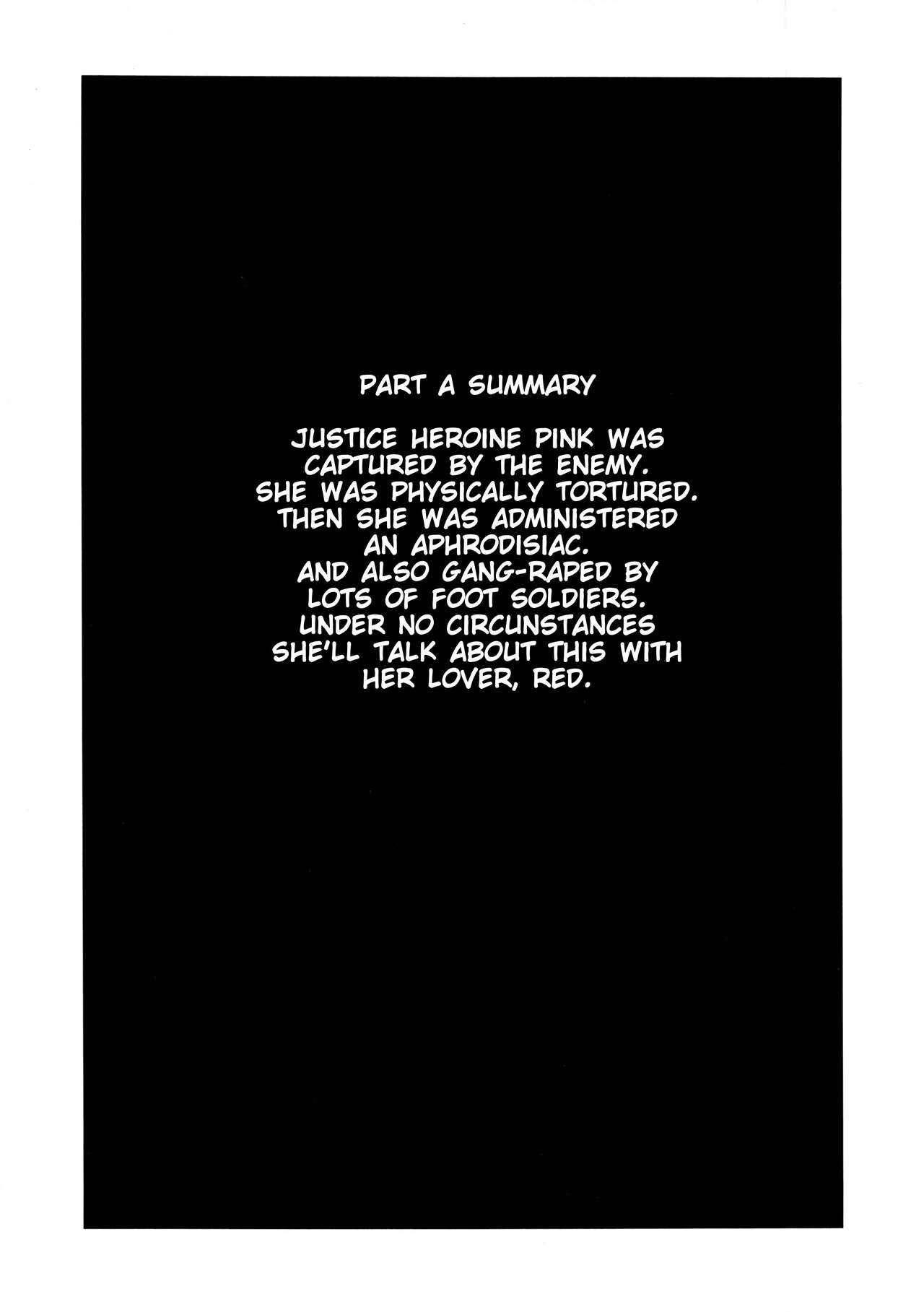 the Pink - Tokusatsu Heroine Tsukamaeta!!! part B page 3 full