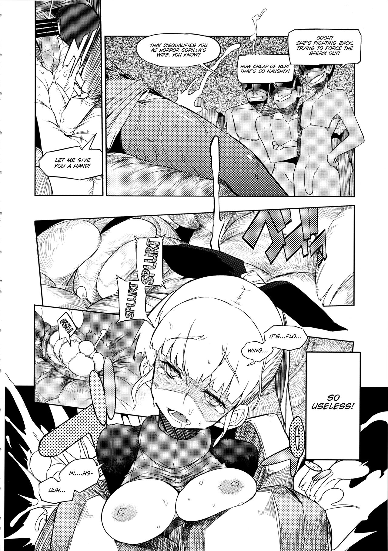 the Pink - Tokusatsu Heroine Tsukamaeta!!! part B page 8 full