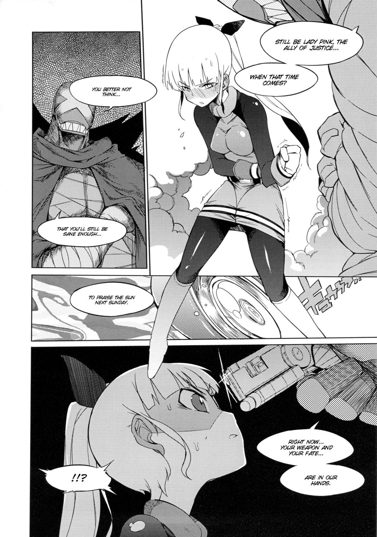 the Pink - Tokusatsu Heroine Tsukamaeta!!! Part A page 6 full