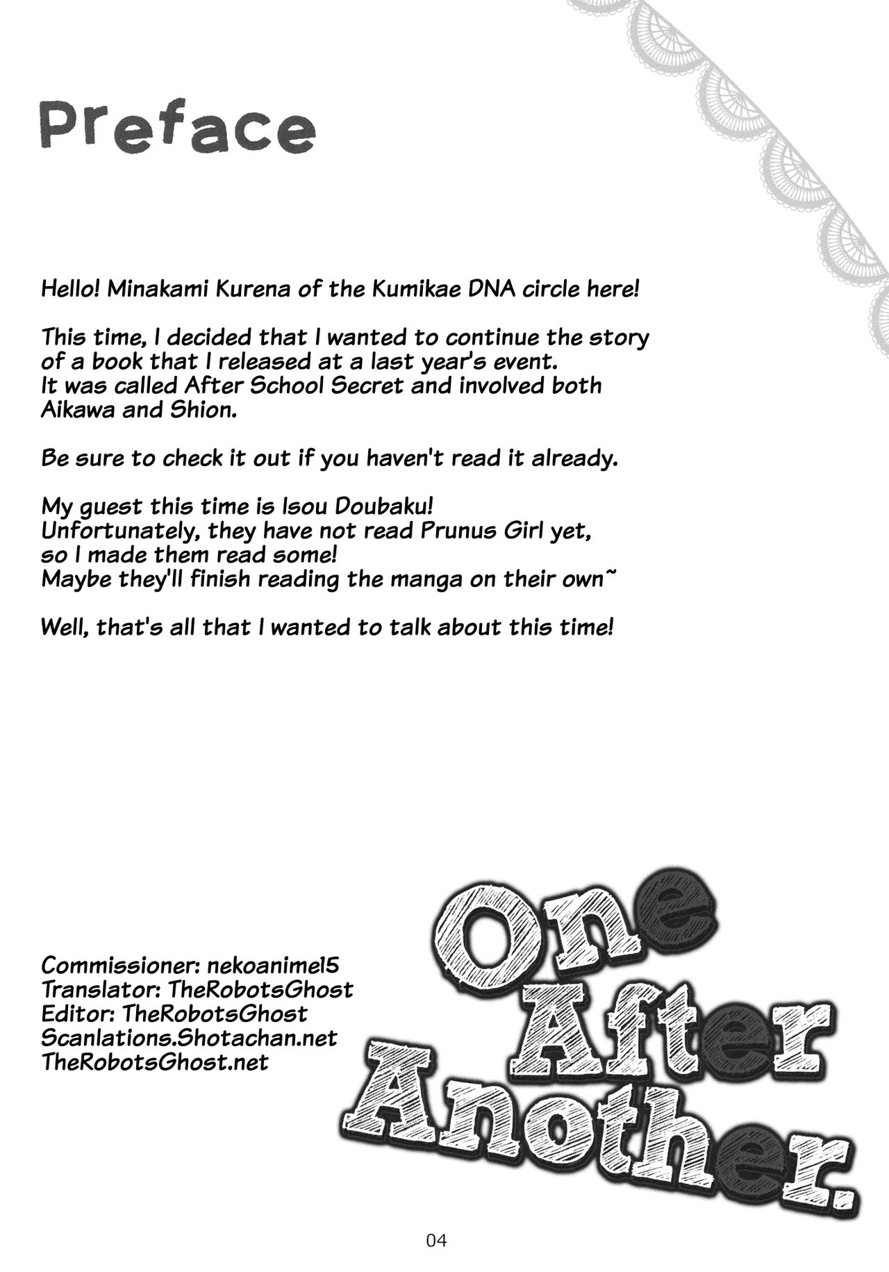 One After Another. page 3 full