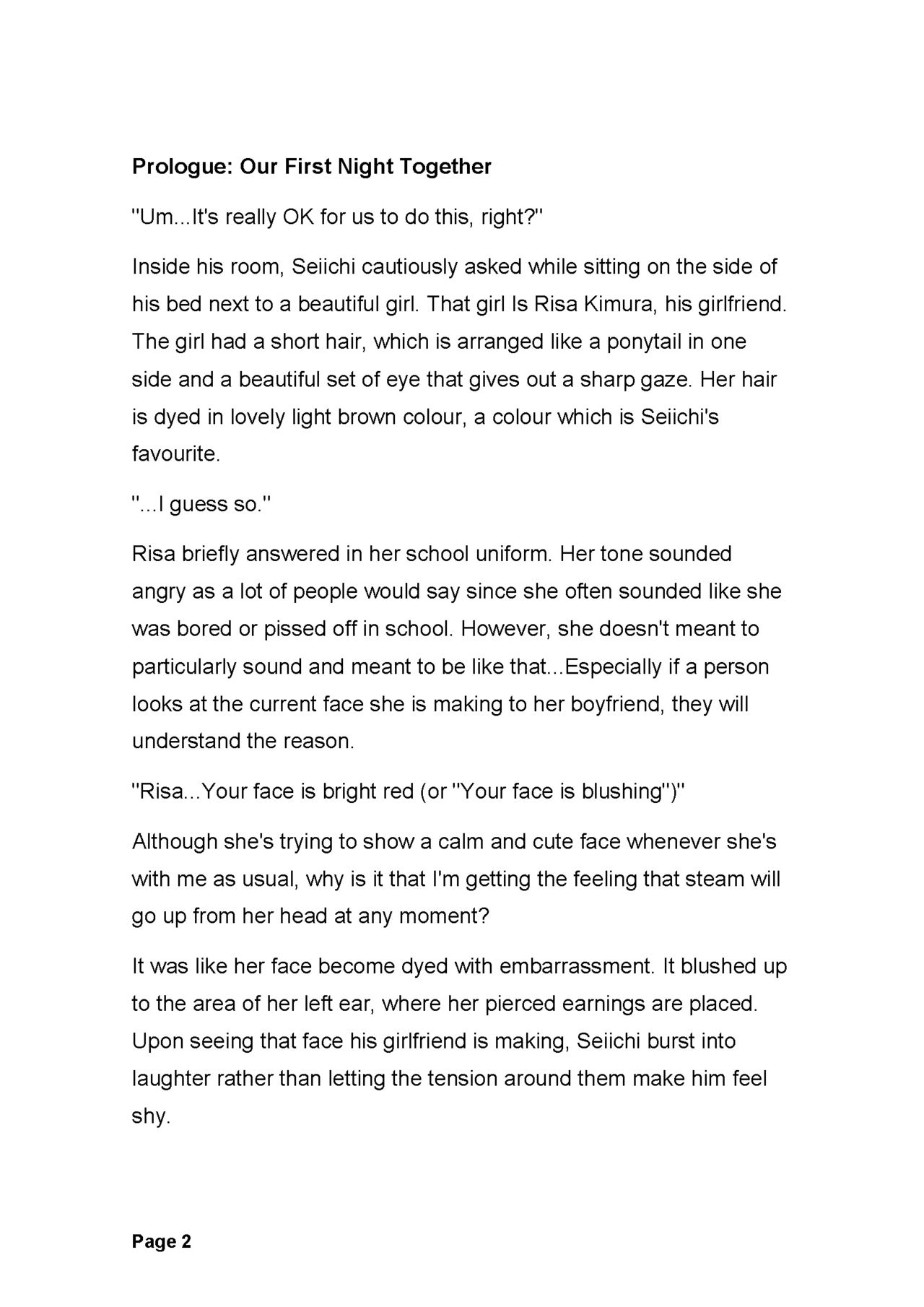 Kaki Hoshuu ~Ubawareta Kanojo~ Prologue + Chapter 1 page 2 full