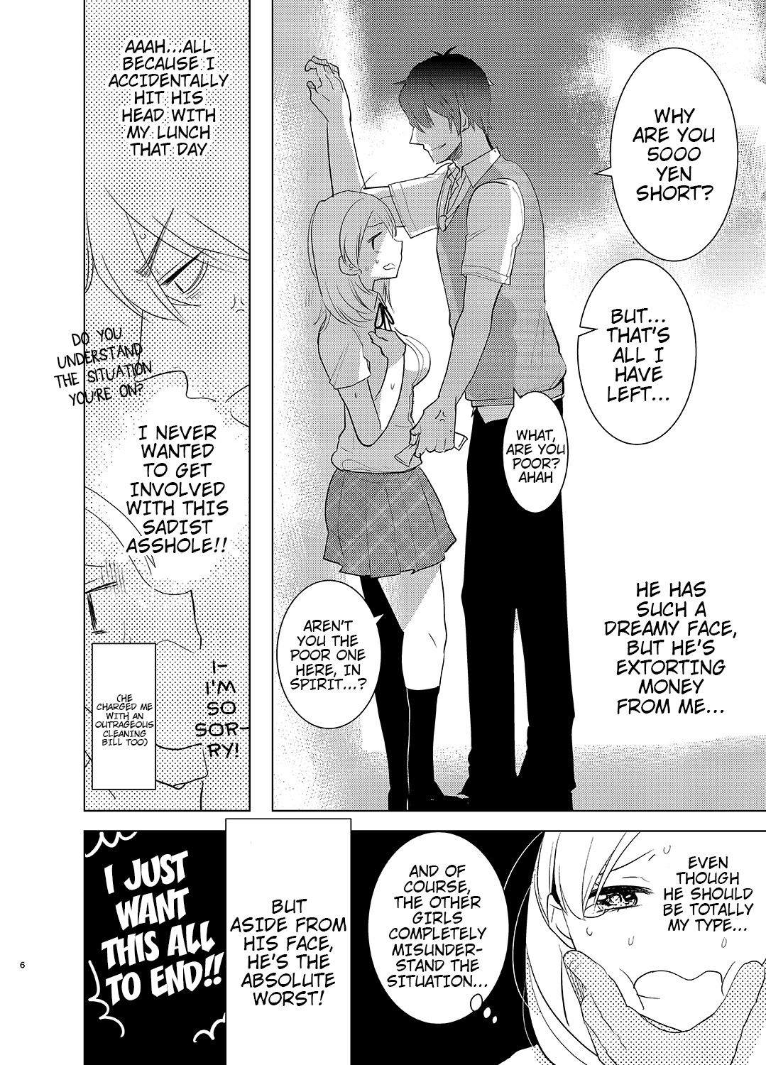 Gakkou Ichi no Ouji-sama ga Jitsuwa DoS de Haraguro dakedo Atashi no Futanari Chinpo no Mae dato Soku Ochi Mesu Ahegao Sarashichautte Hontou desu ka?! page 5 full