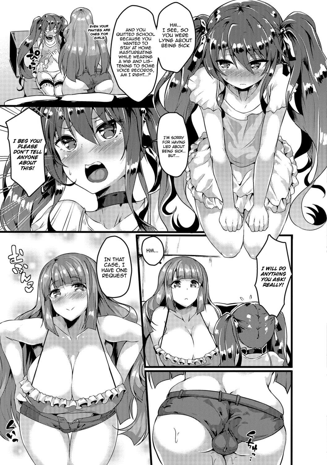 Nikushokukei Futanari Joshi vs Soushokukei Otokonoko | Carnivorous Futanari girl vs Herbivorous Trap page 7 full