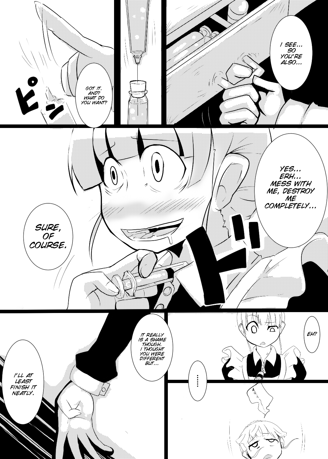 Maid-san no Chichi o Ookiku Shitari Shishi o Buttagiru dake no Manga page 8 full