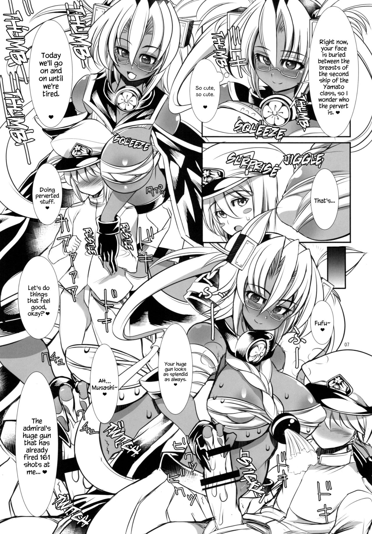 Teitoku to Musashi Ni | Admiral and Musashi Two page 7 full