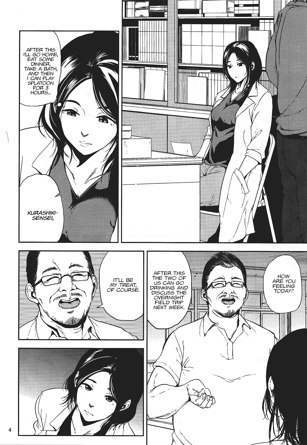 Kurashiki-sensei wa Hatsujouki  | Kurashiki-sensei is in heat page 3 full
