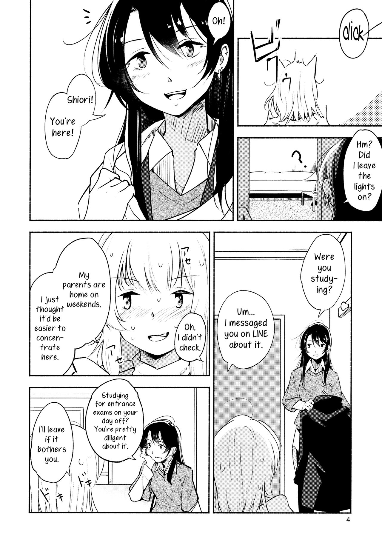 Shiori no Inai Heya -Invitation- | A Room Without Shiori  Invitation  =TV & Yuri-ism= page 4 full