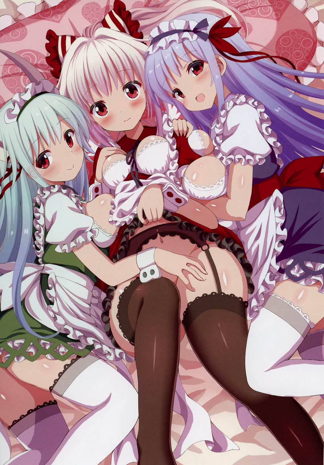 Maid KeneMoko Sandwich! page 2 full