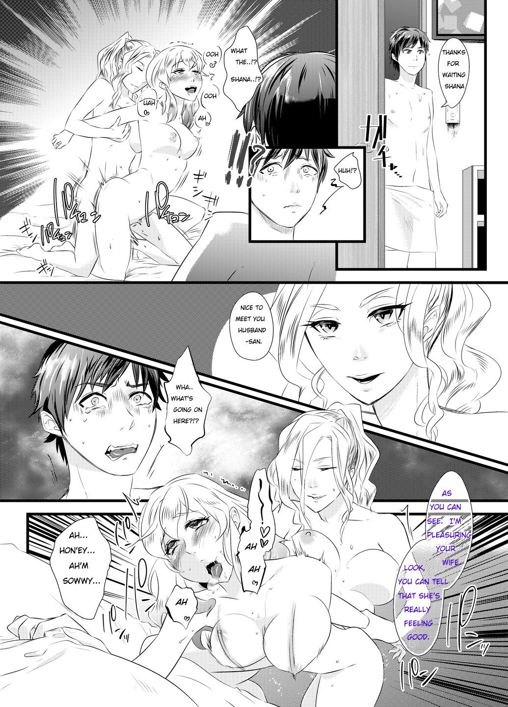 Haitoku no Yurizono ~Tsuma o Netotta Onna Joushi ni Joseika Choukyou Sareru Otto~ | Immoral Yuri Heaven ~The Husband is made female and trained while his wife is bed by a woman~ page 5 full