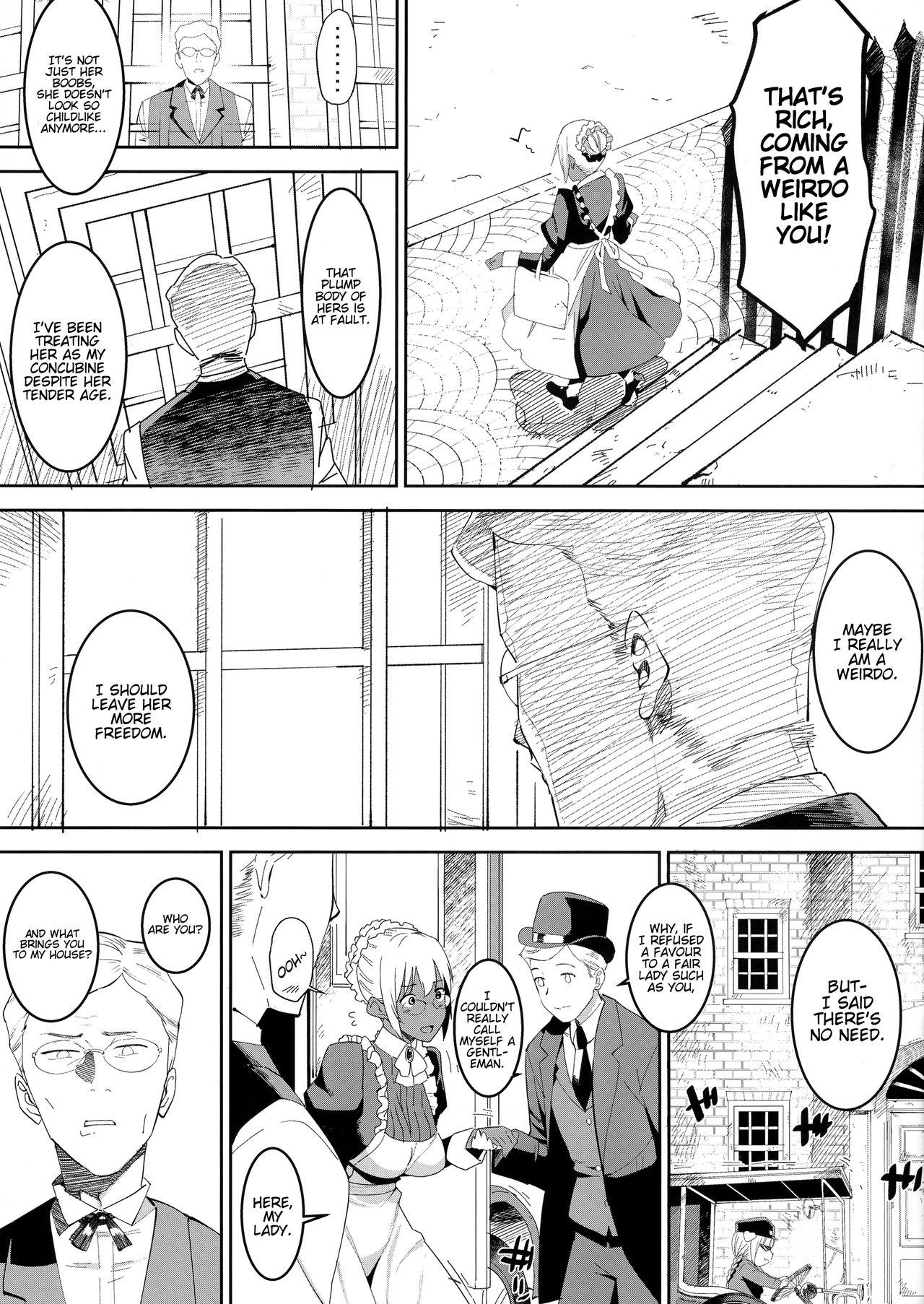 Kasshoku Kokumaro Funnyuu Maid Stardust · Genius page 5 full