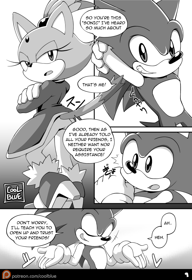 Sonic & Blaze page 1 full