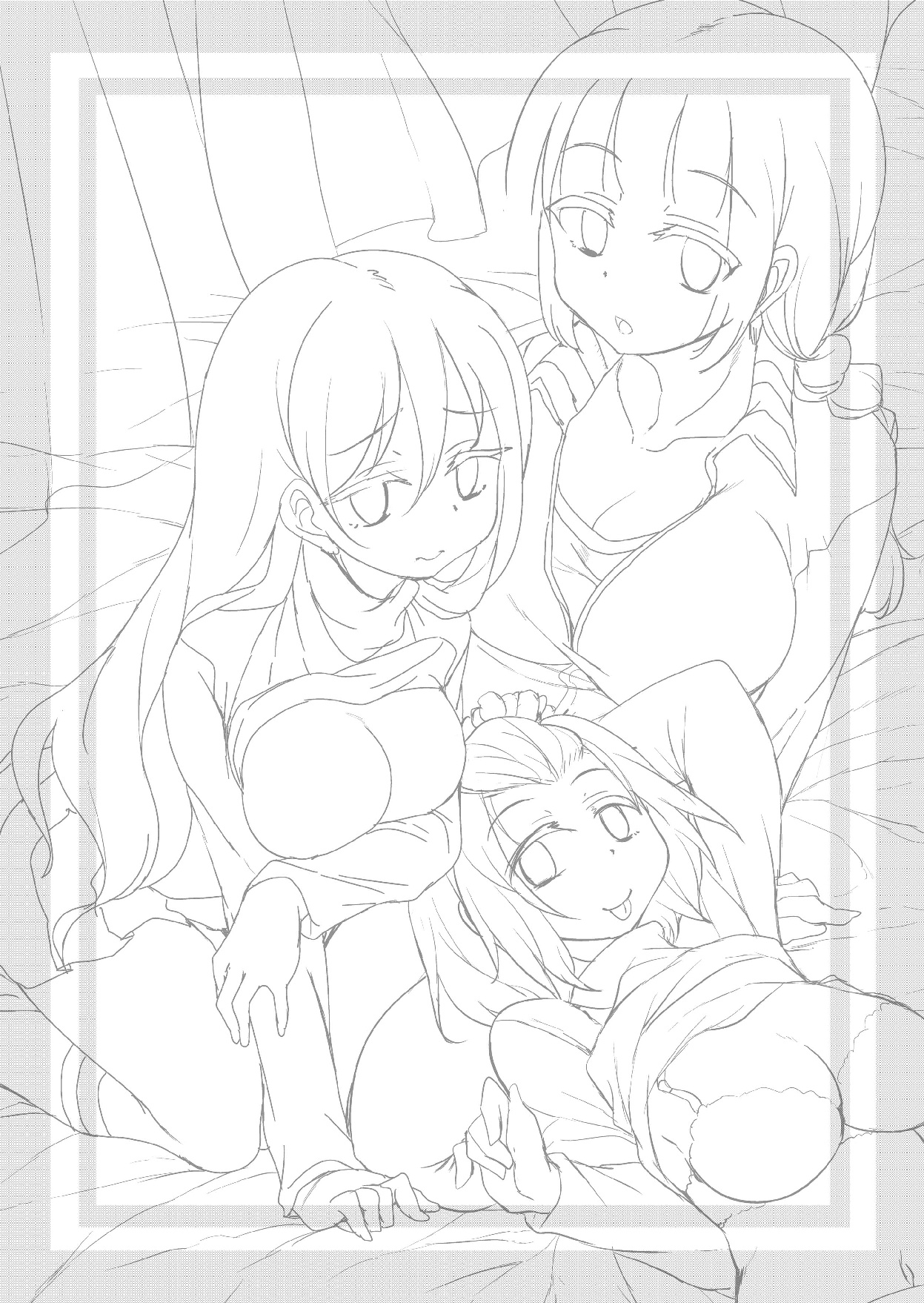 Nagamori-san-chi no Harem Trio 2 page 3 full