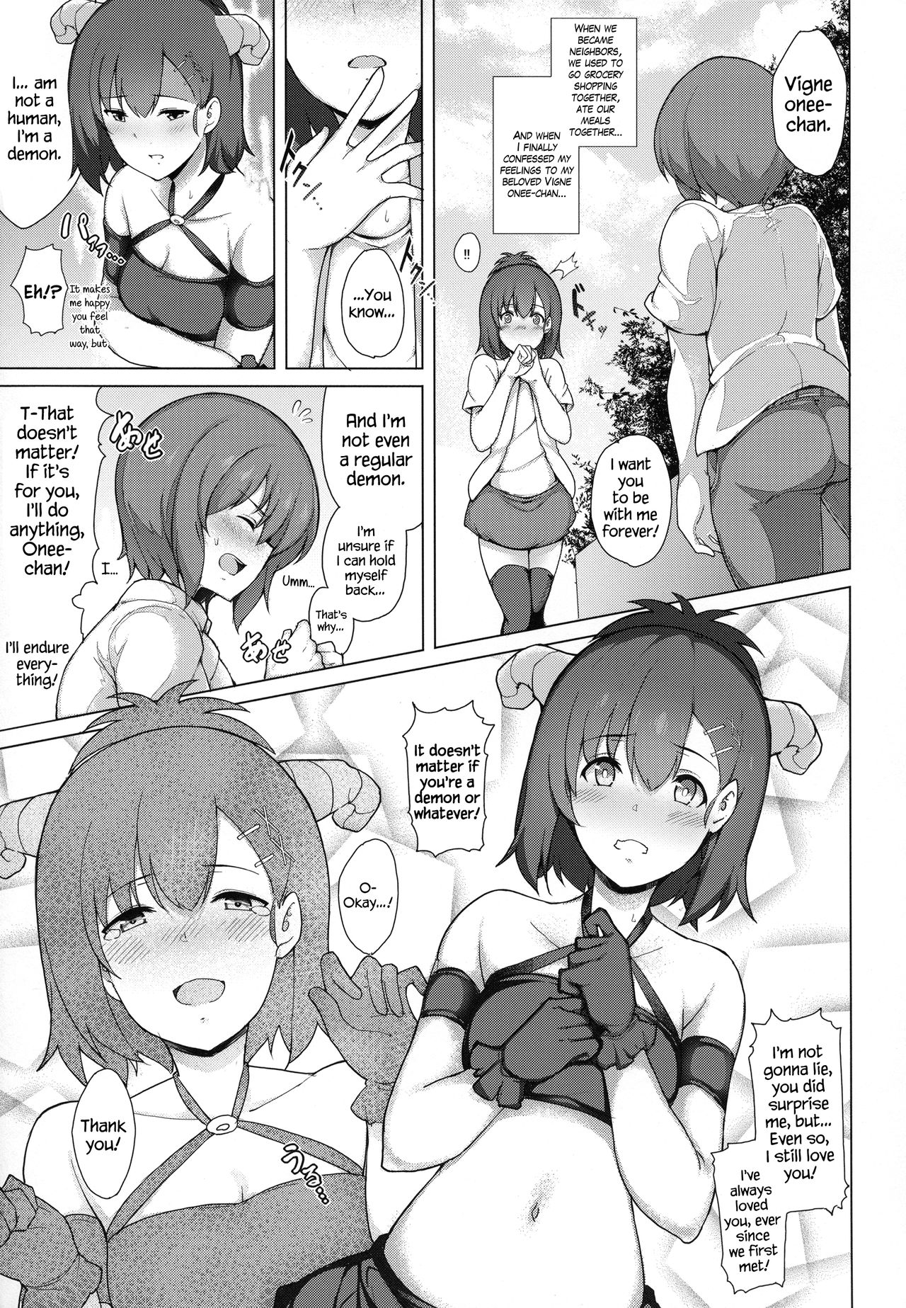 Succubus Vigne Onee-chan to Amaama Sex page 6 full