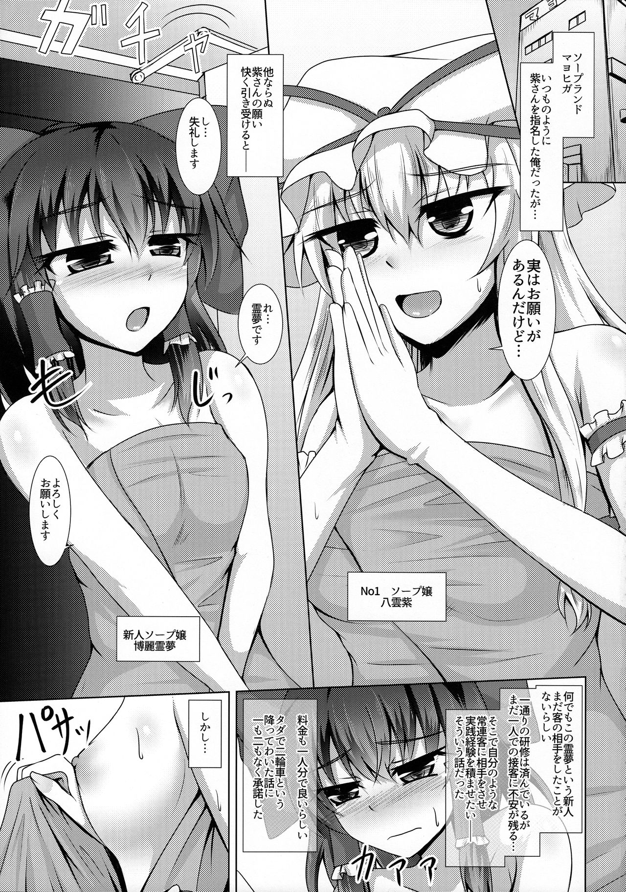 Yakumo Yukari to Fuuzoku de Shitai! W Shinjin Kyouiku Hakurei Reimu Hen page 4 full