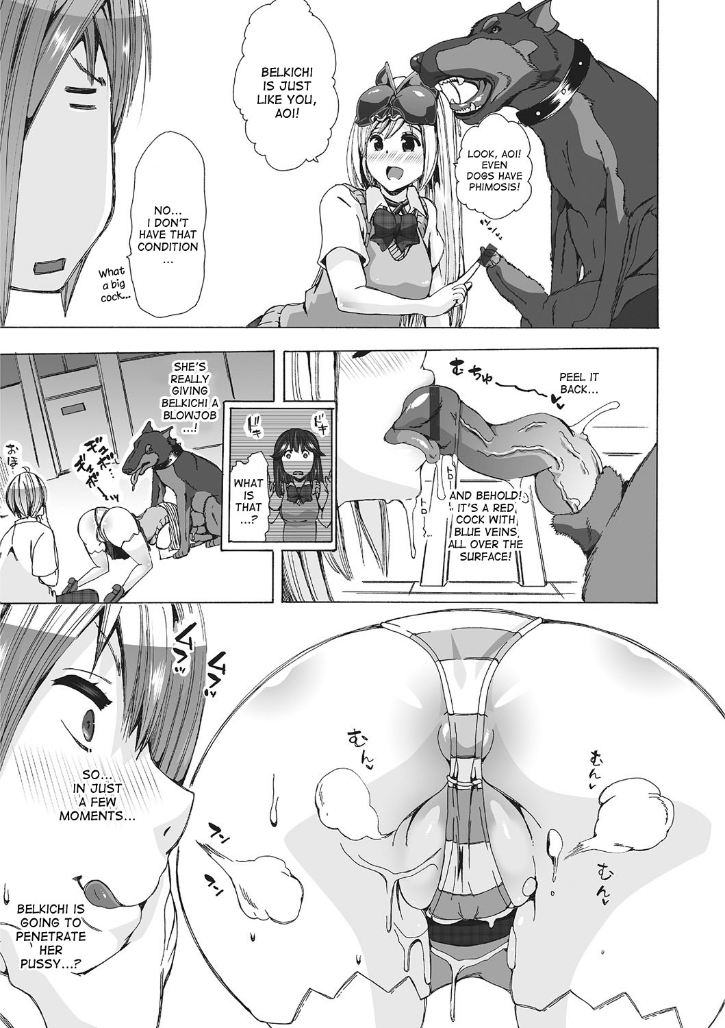 Juukan Yokubou Kanaete Ageru yo! | I'll Grant Your Bestiality Fantasy! Ch. 1-2 page 9 full