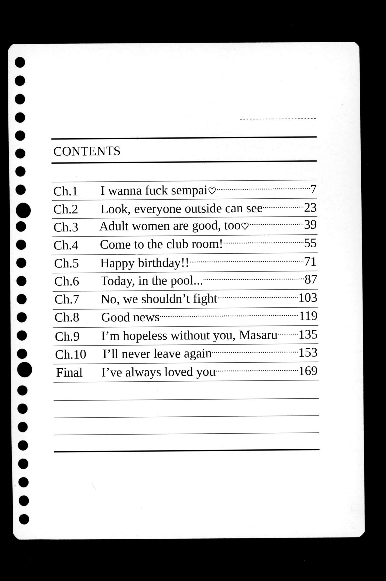 Zutto Zutto Suki Datta... | I've always loved you... page 6 full