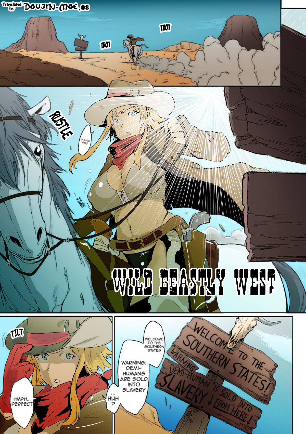 Wild Beastly West page 1 full