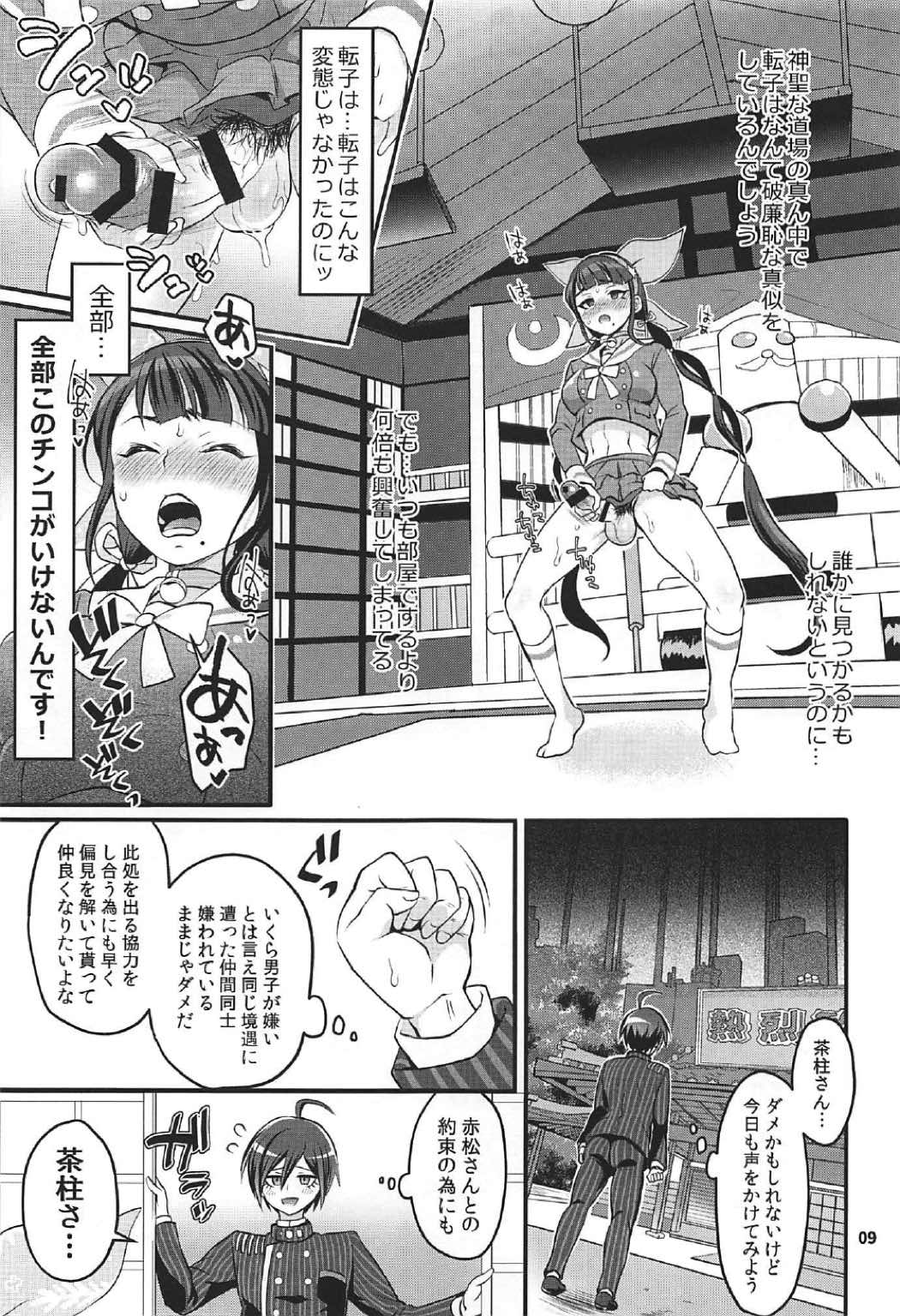 Tenko wa Chinko ga Haetemo Danshi no Anal nanka ni Zettai Makemasen! page 8 full