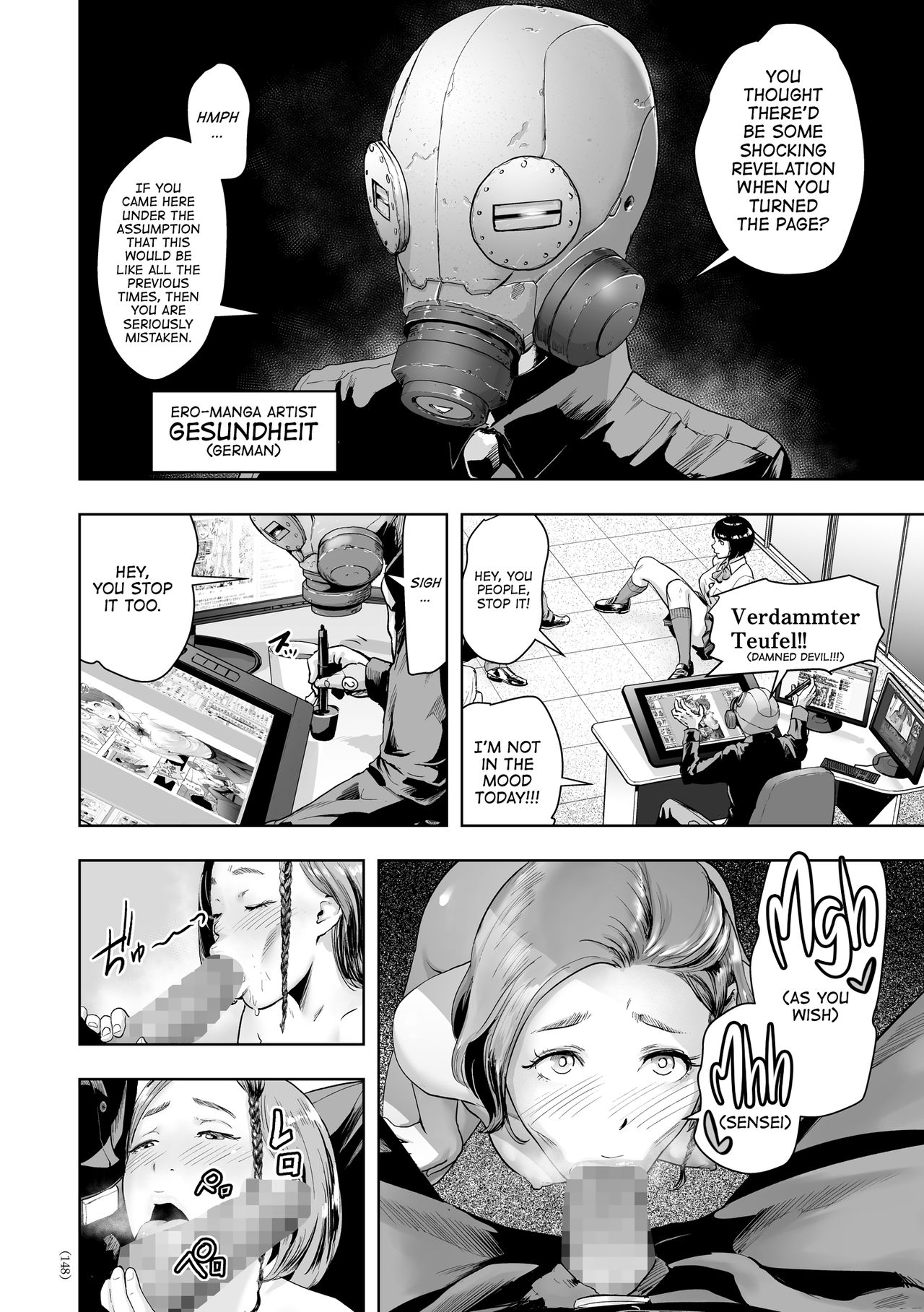 Micchaku Eromangaka 24-ji | A Day in the Life of an Ero-manga Artist page 2 full