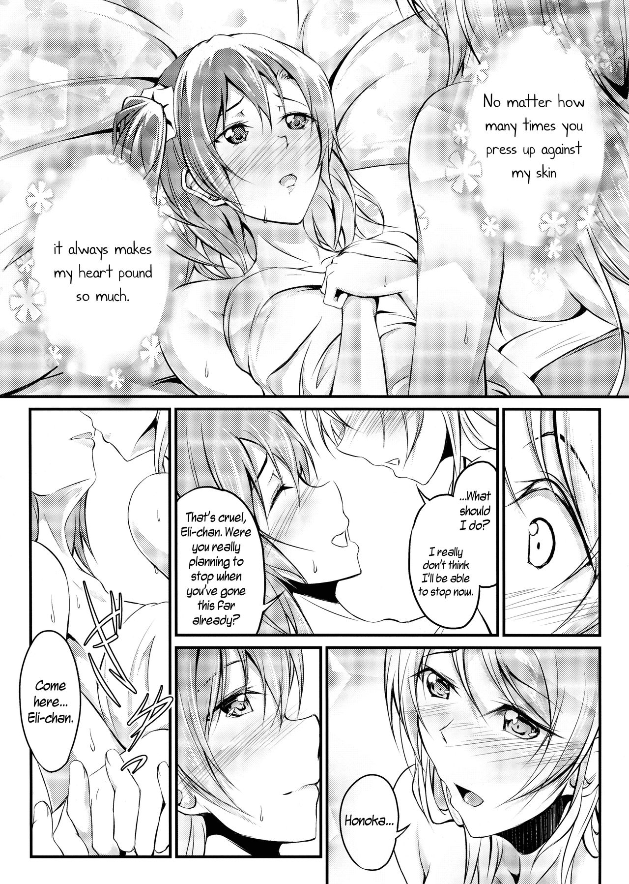 Honoka to Eli no Dousei Seikatsu | Honoka and Eli's Life Living Together page 9 full