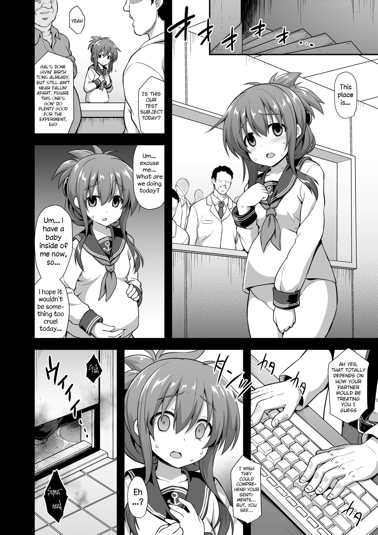 Kanmusu Chakunin Inazuma Kyousei Ishu Kouhai | Ship Girls Pregnancy - Inazuma's Forced Crossbreeding page 6 full