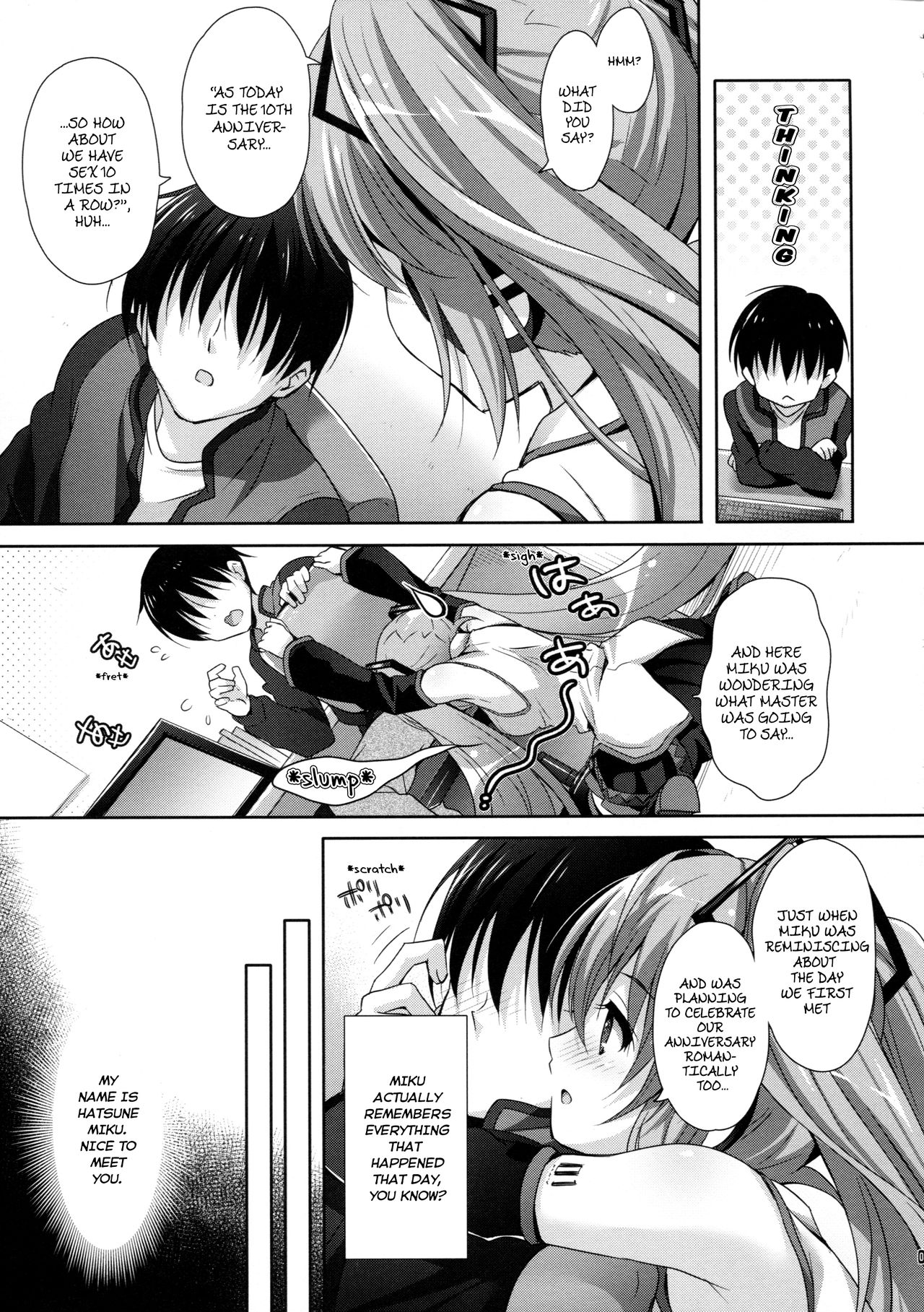 Miku-san ga 10 Shuunen ni Iroiro Omoidashi Tari Suru Ohanashi page 6 full