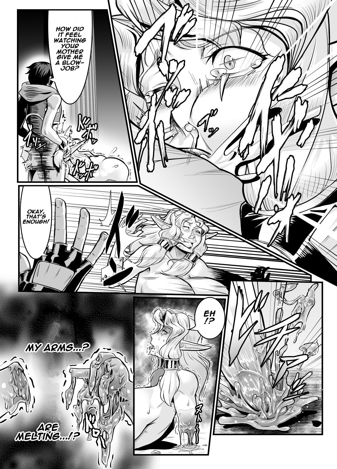 Isekai ni Shoukan sareta Ore ga Kourusai Elf Oyako o Onahoka shite Yaru Ken page 9 full