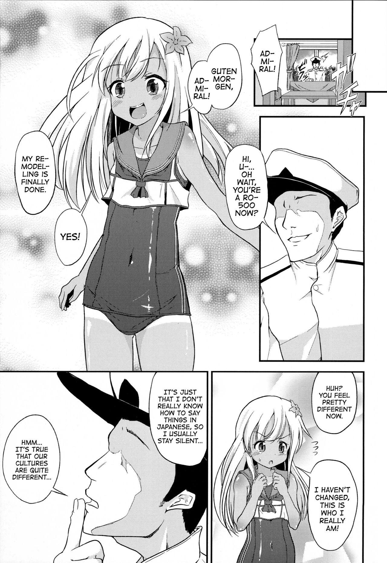Ro-chan Teitoku Shasei Kanri! | Orgasm Control to Admiral from Ro-chan! page 2 full