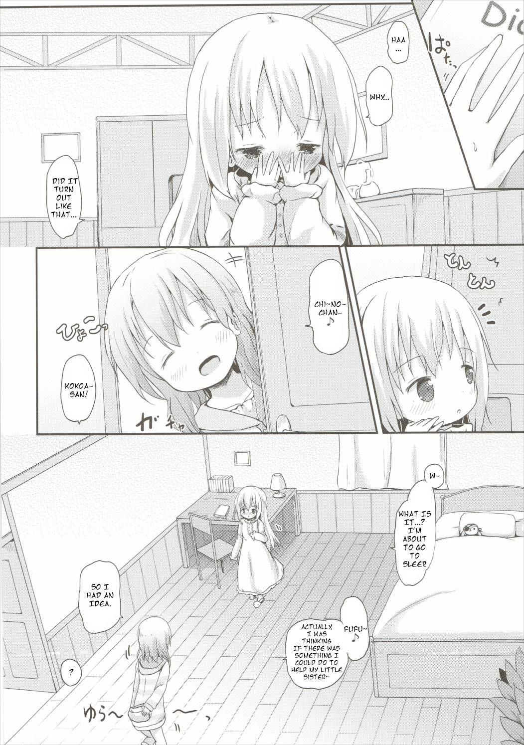 Moshikashite, Chino-chan Onesho Shichatta no?? 2 page 3 full