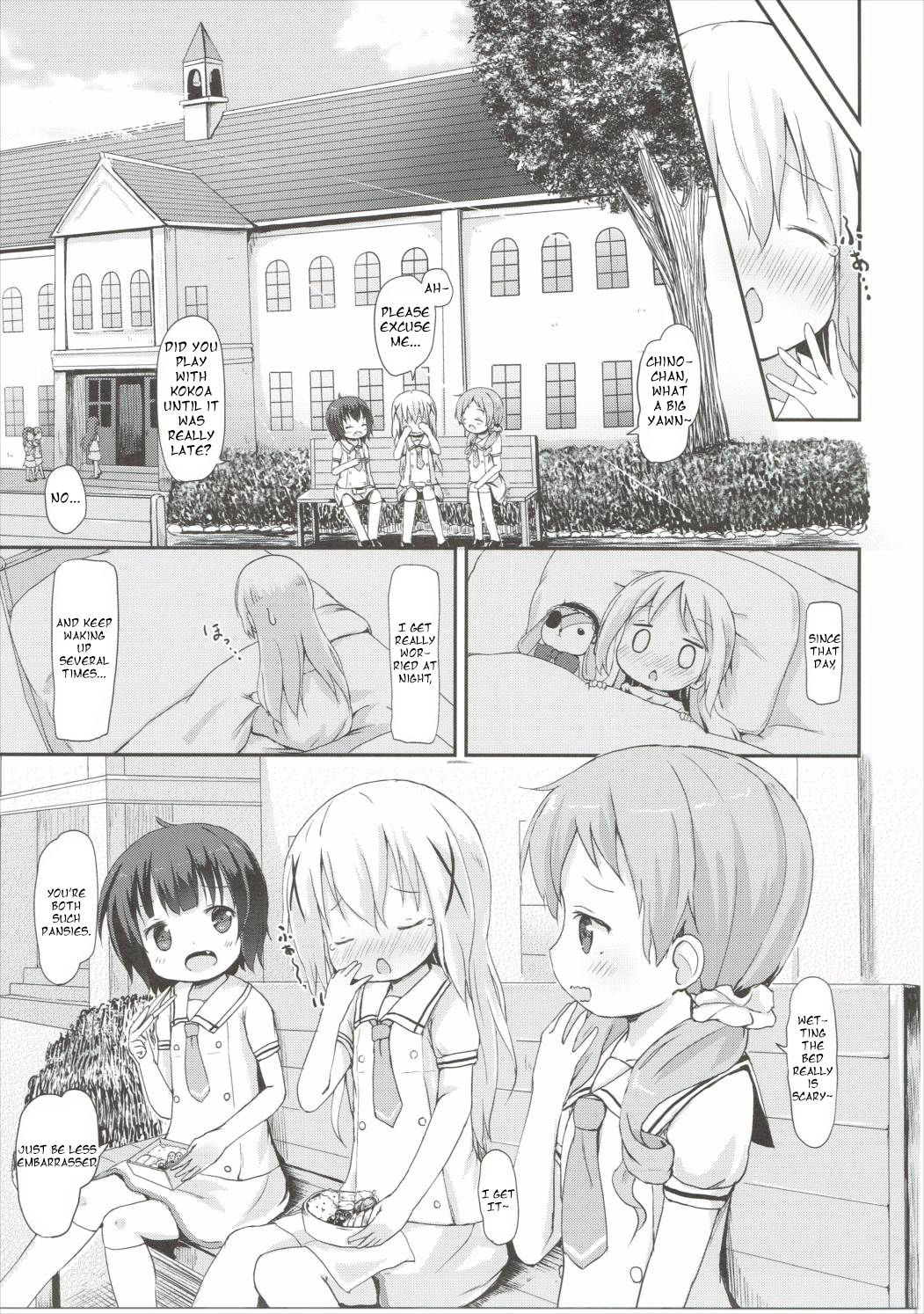 Moshikashite, Chino-chan Onesho Shichatta no?? 2 page 6 full