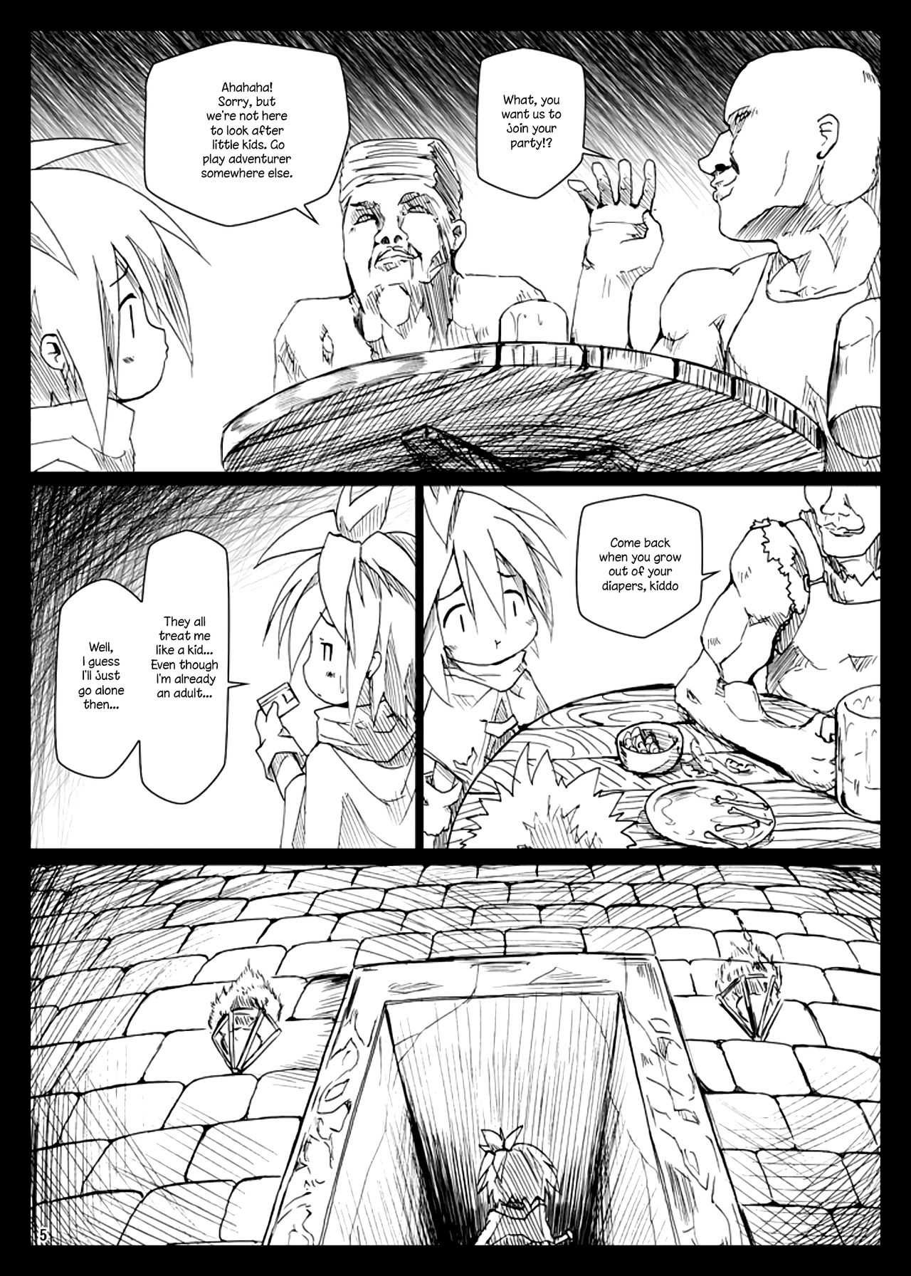 Bote Dun ~Harande Unde Tsuyoku Natte Iku~ | Pregnancy☆Dungeon ~ Get pregnant, Give birth, and Becum stronger page 5 full