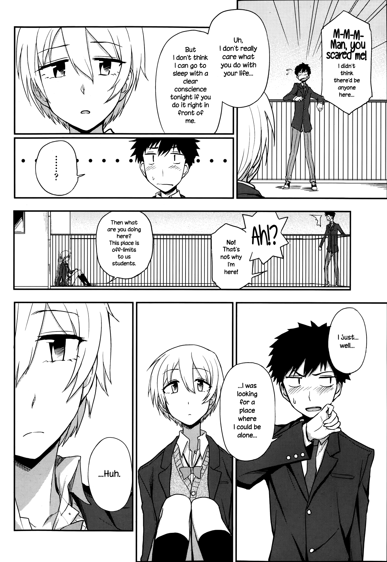 Okujou School Date | Rooftop School Date page 4 full