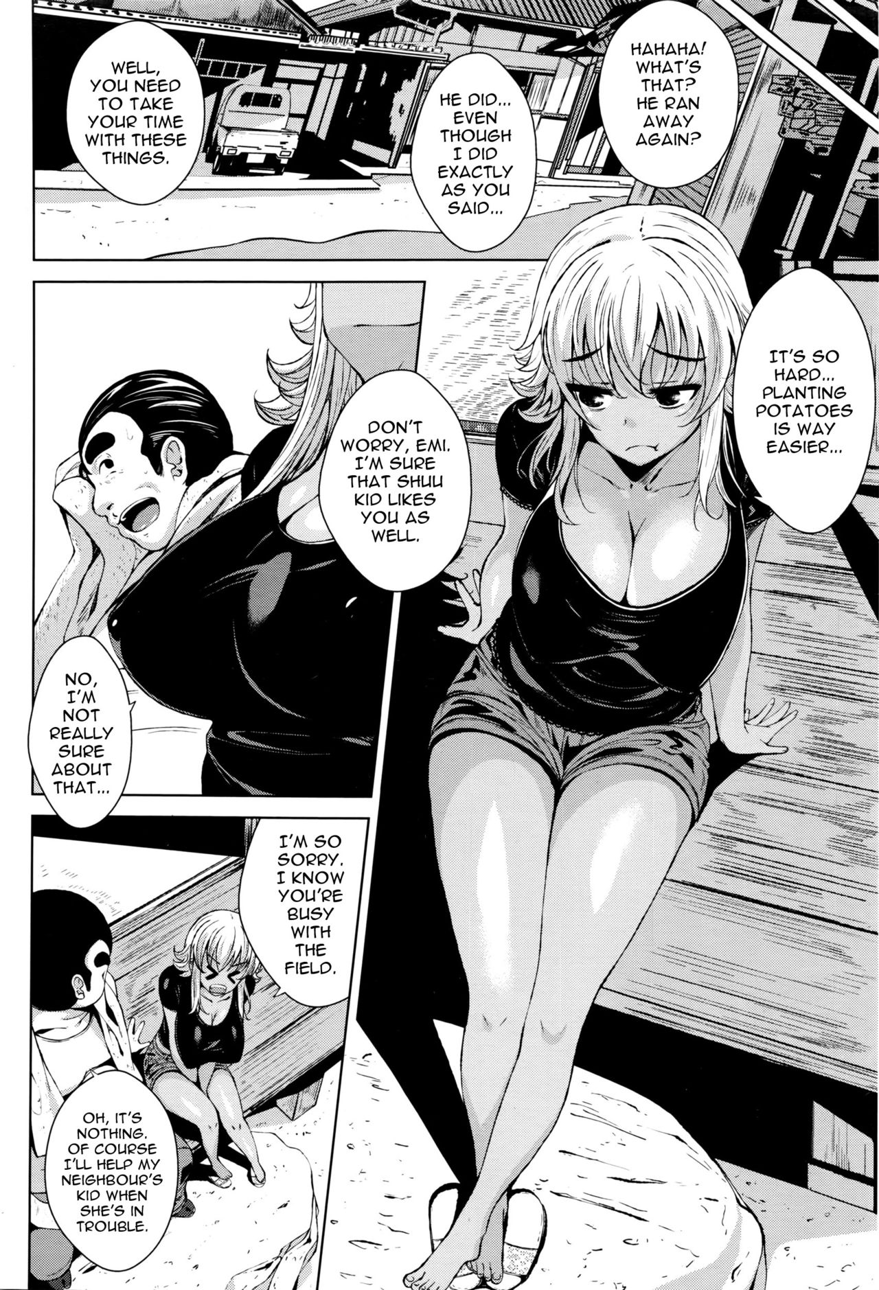 Hiyake Musume to Massage Oji-san | Tanned Girl and a Massage Giving Old Man page 2 full