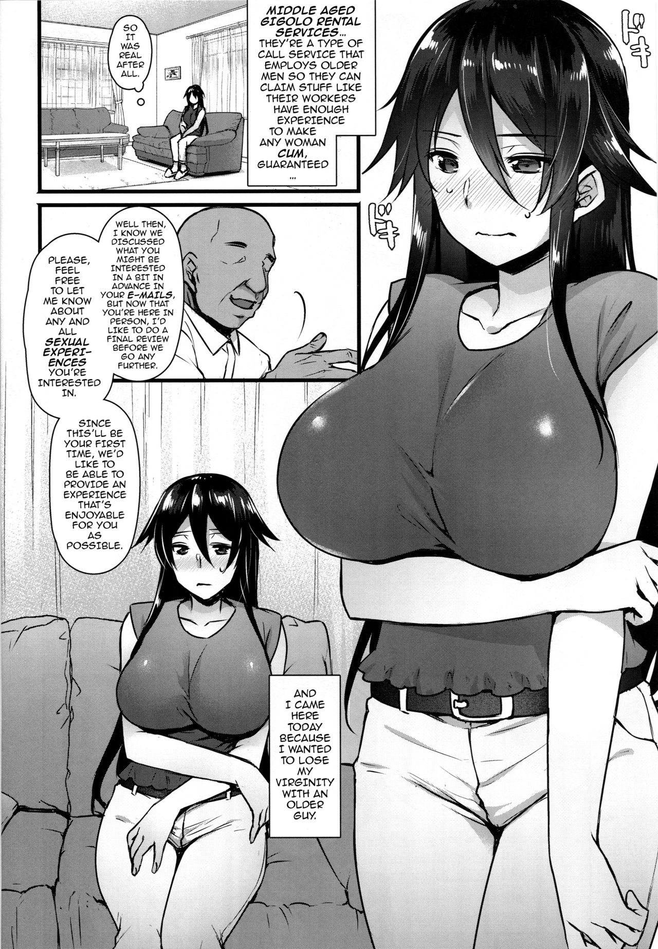 Rental Tanetsuke Oji-san ~27-sai Shojo ga Tanetsuke Oji-san 10-nin ni Hameraremashita~ page 3 full