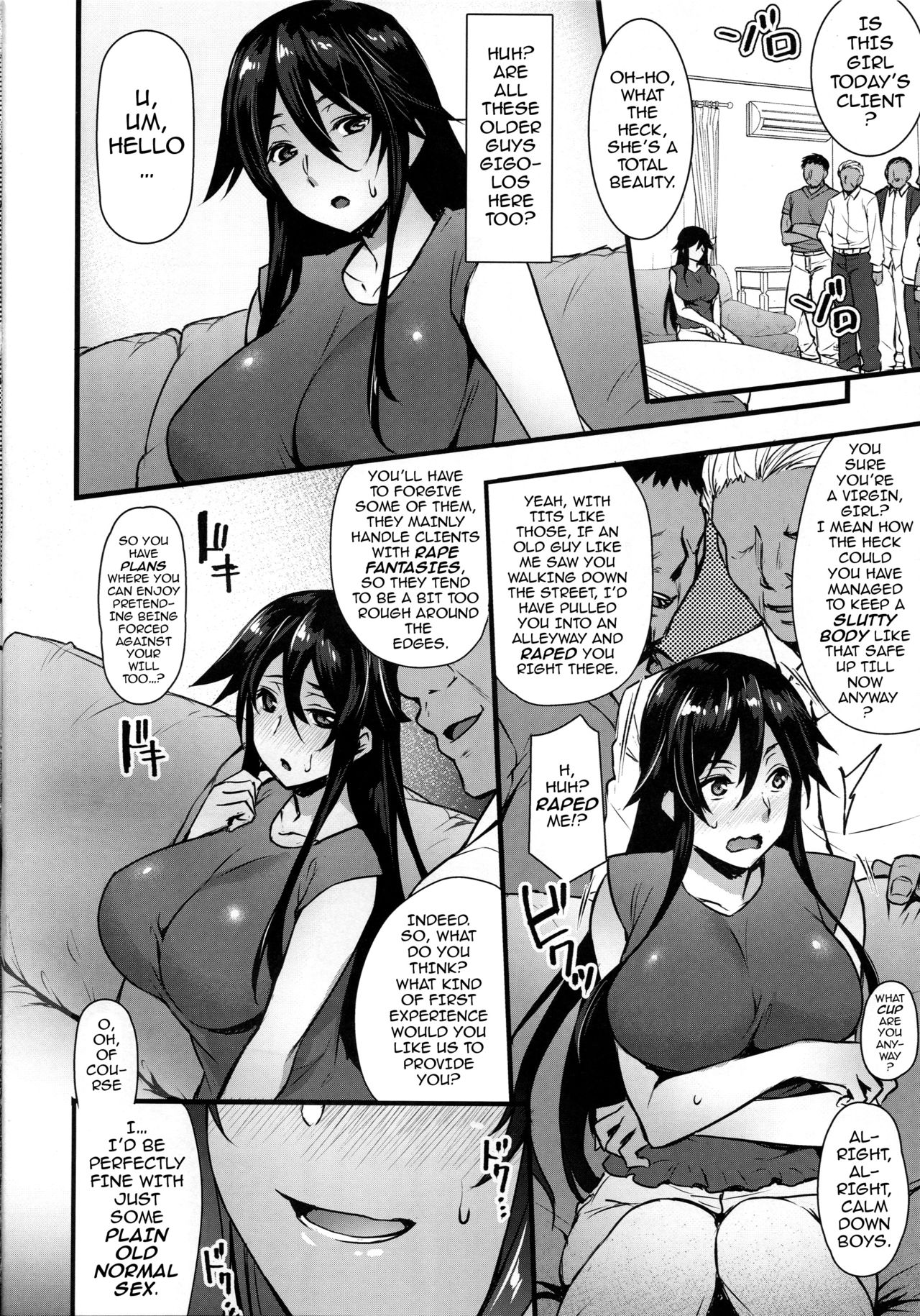 Rental Tanetsuke Oji-san ~27-sai Shojo ga Tanetsuke Oji-san 10-nin ni Hameraremashita~ page 5 full