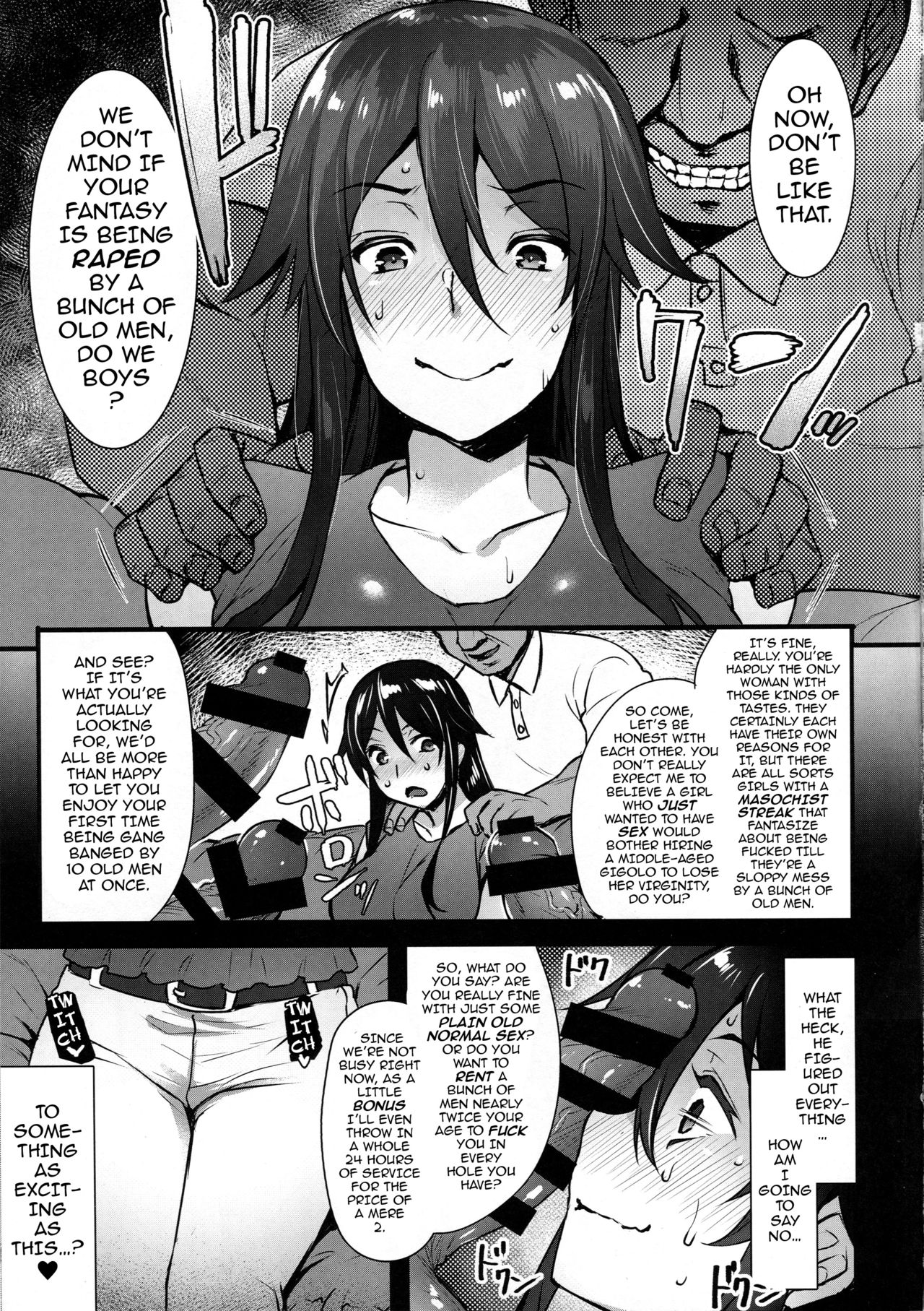 Rental Tanetsuke Oji-san ~27-sai Shojo ga Tanetsuke Oji-san 10-nin ni Hameraremashita~ page 6 full