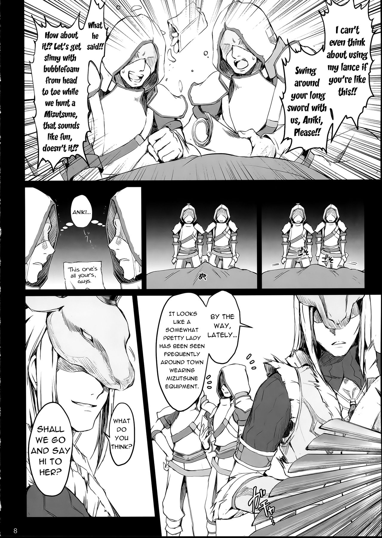MonHun no Erohon 15 page 8 full