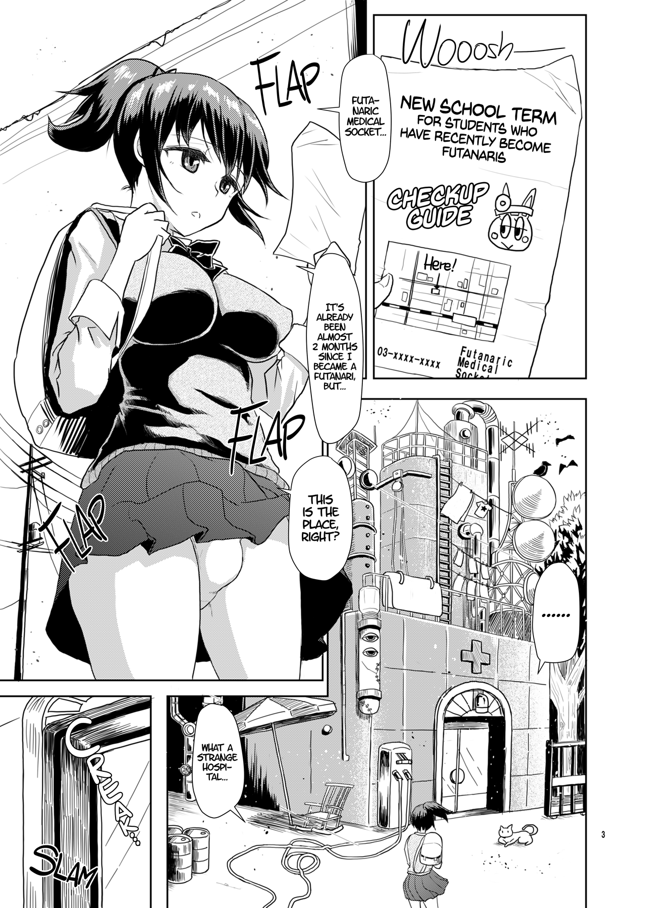 Futanarikko Shintai Kensa | Futanari Check-Up page 3 full