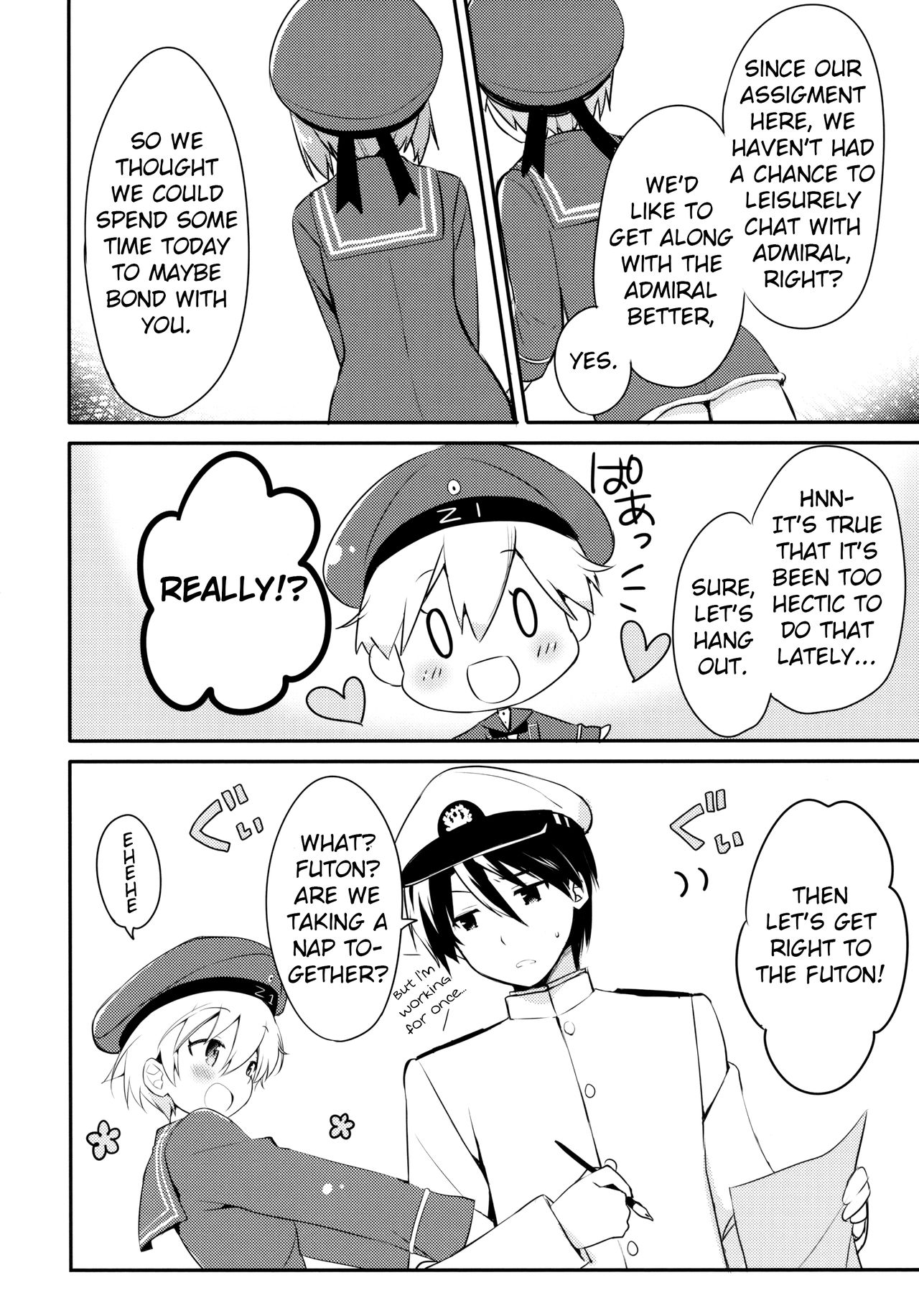 Teitoku! Bokutachi To Nakayoku Shiyou Yo! | Admiral! Let's "Get Along"! page 5 full