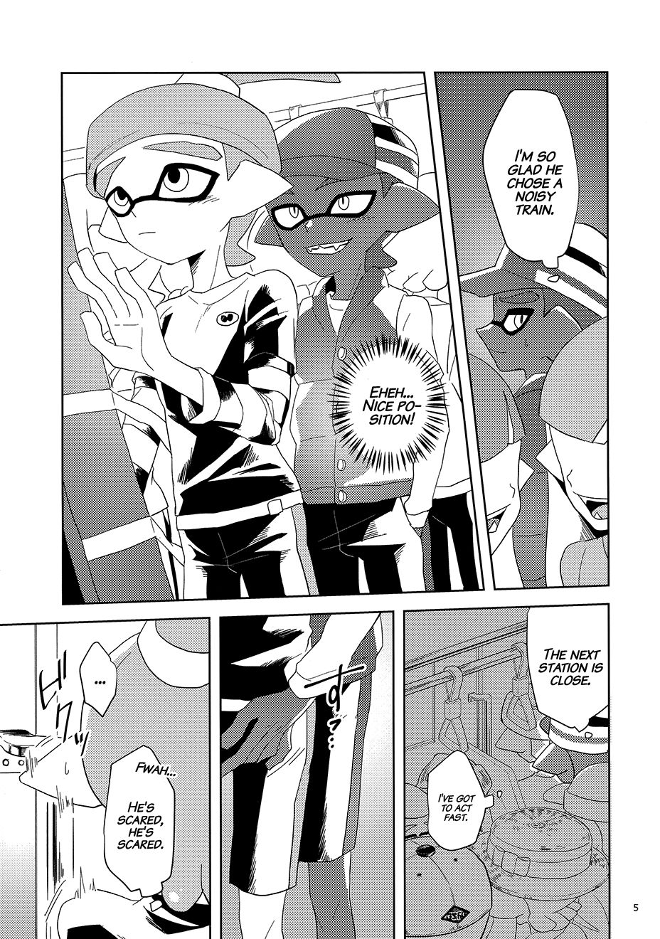 Chikan-kun to Hentai-kun | Pervert-kun and the Molester page 6 full