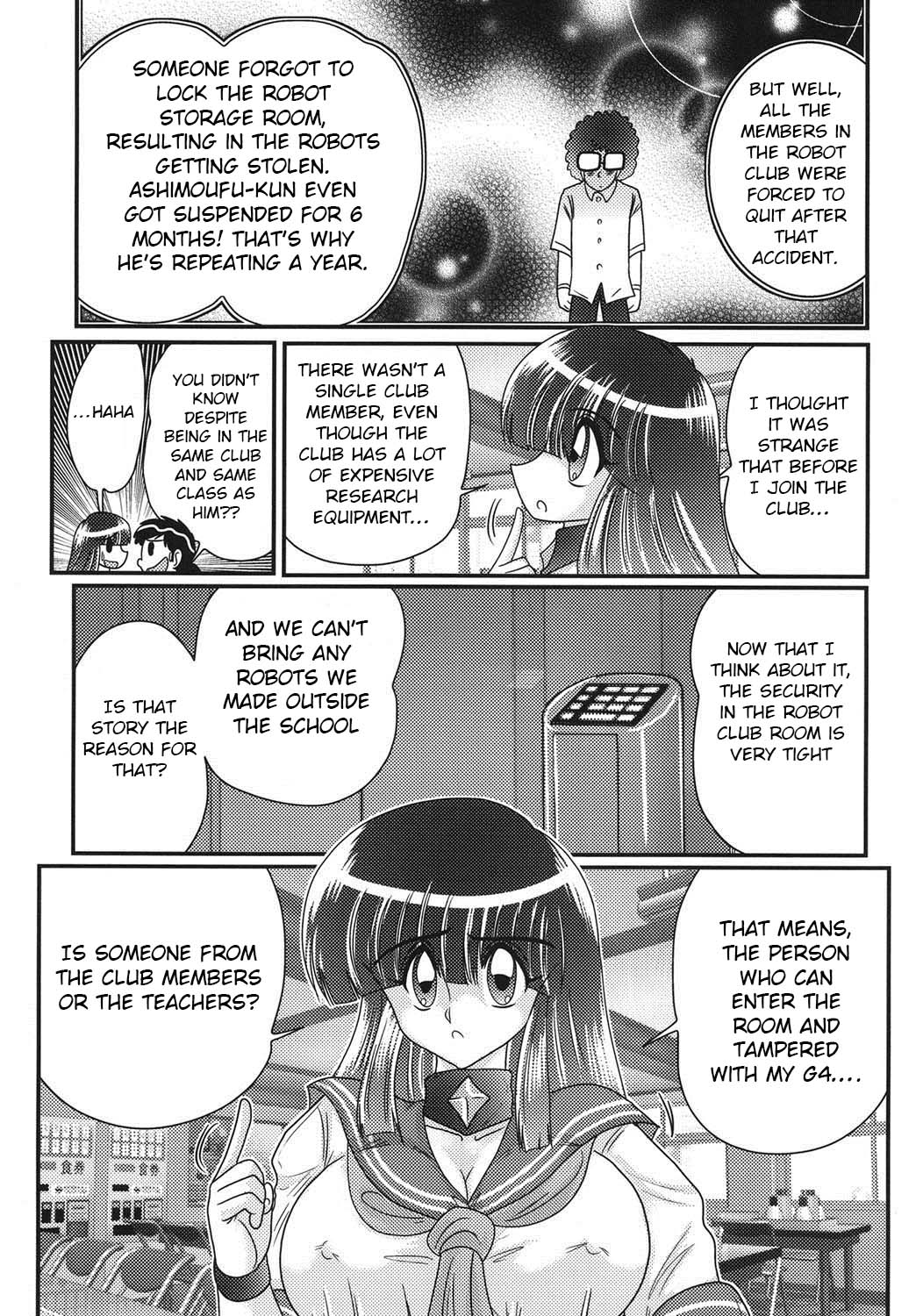 Sailor Fuku ni Chiren Robo Yokubou Kairo | Sailor uniform girl and the perverted robot Ch. 2 page 3 full