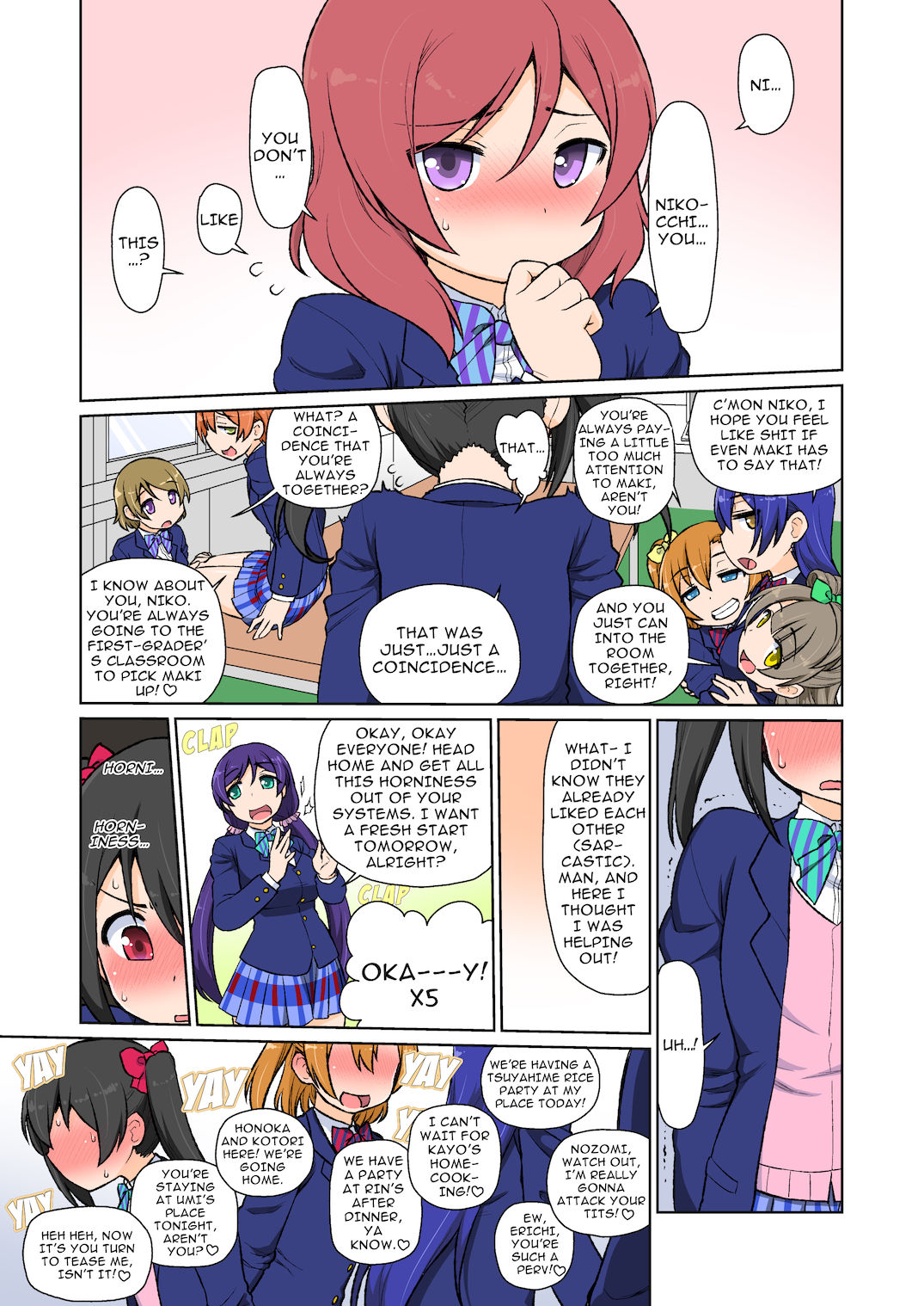 Maki-chan ga Hajimete Nico-chan to Ecchi suru Hon page 5 full
