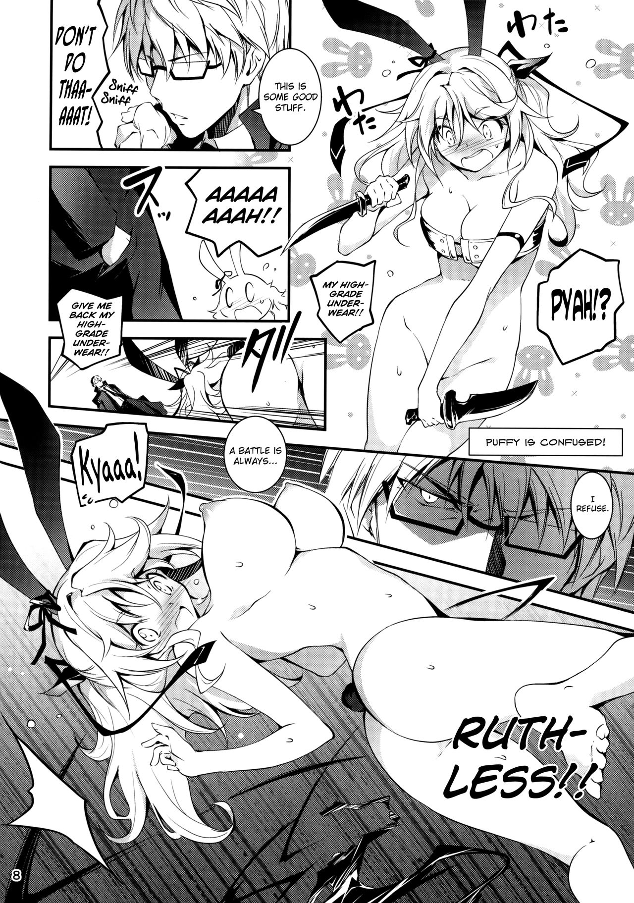 Kuro no Ryman to Touzoku Puffy | The Salaryman in Black and Puffy, the Thief page 9 full