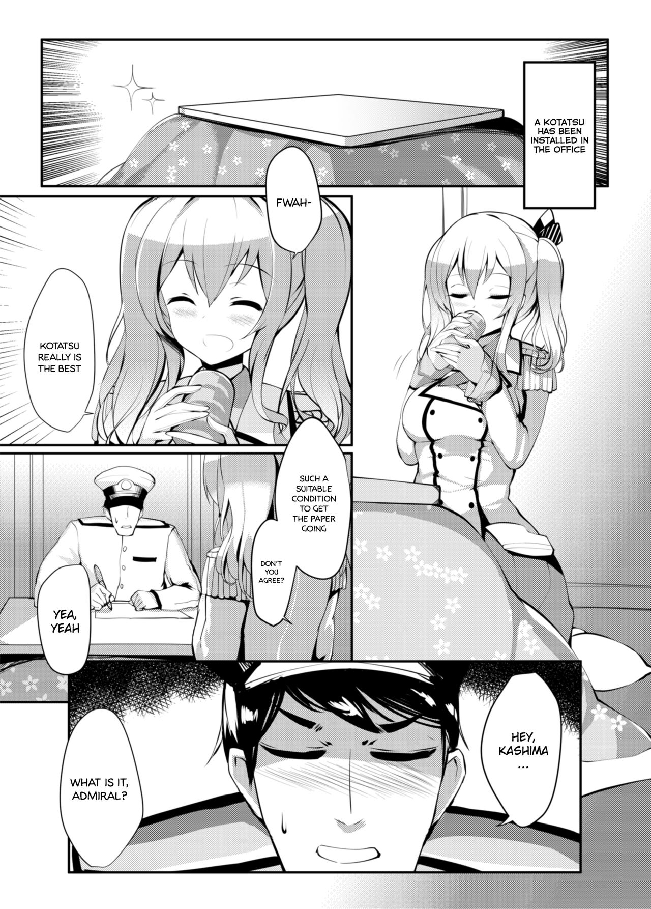 Kashima in the Kotatsu+ page 3 full