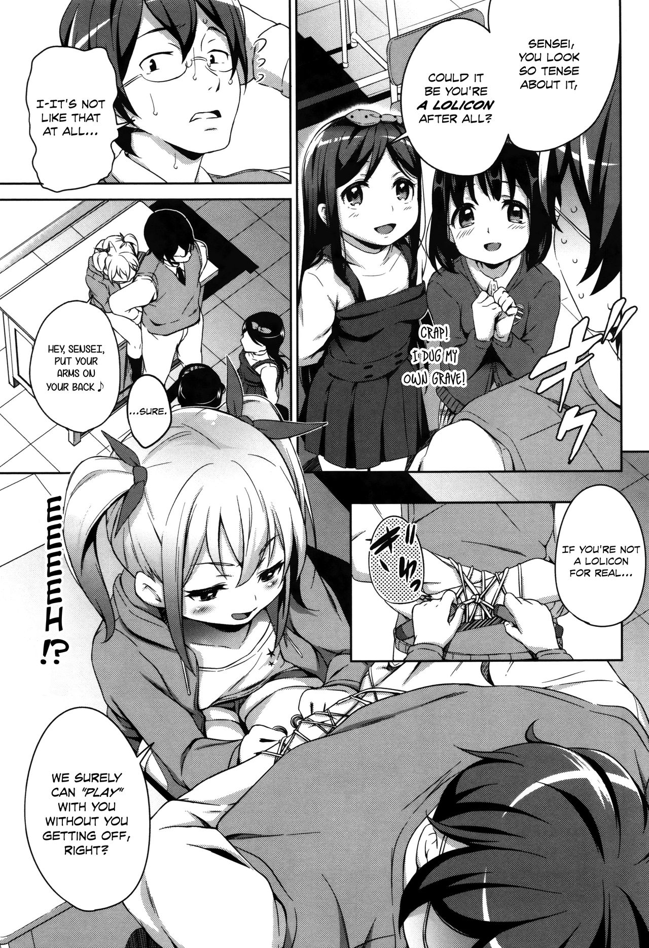 Sanbiki ga Yuku! | The Three Girls Go! page 3 full