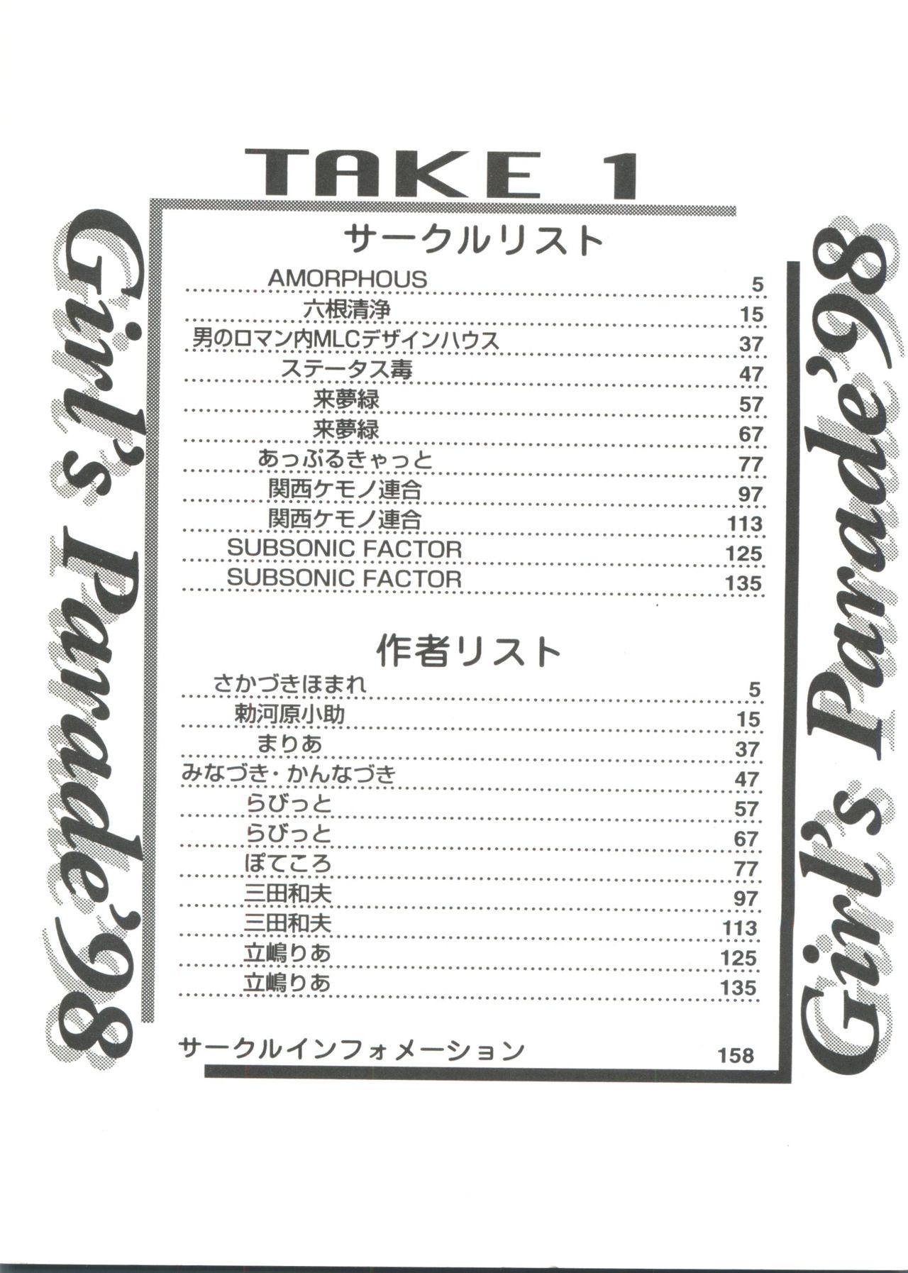 Girl's Parade 98 Take 1 page 7 full