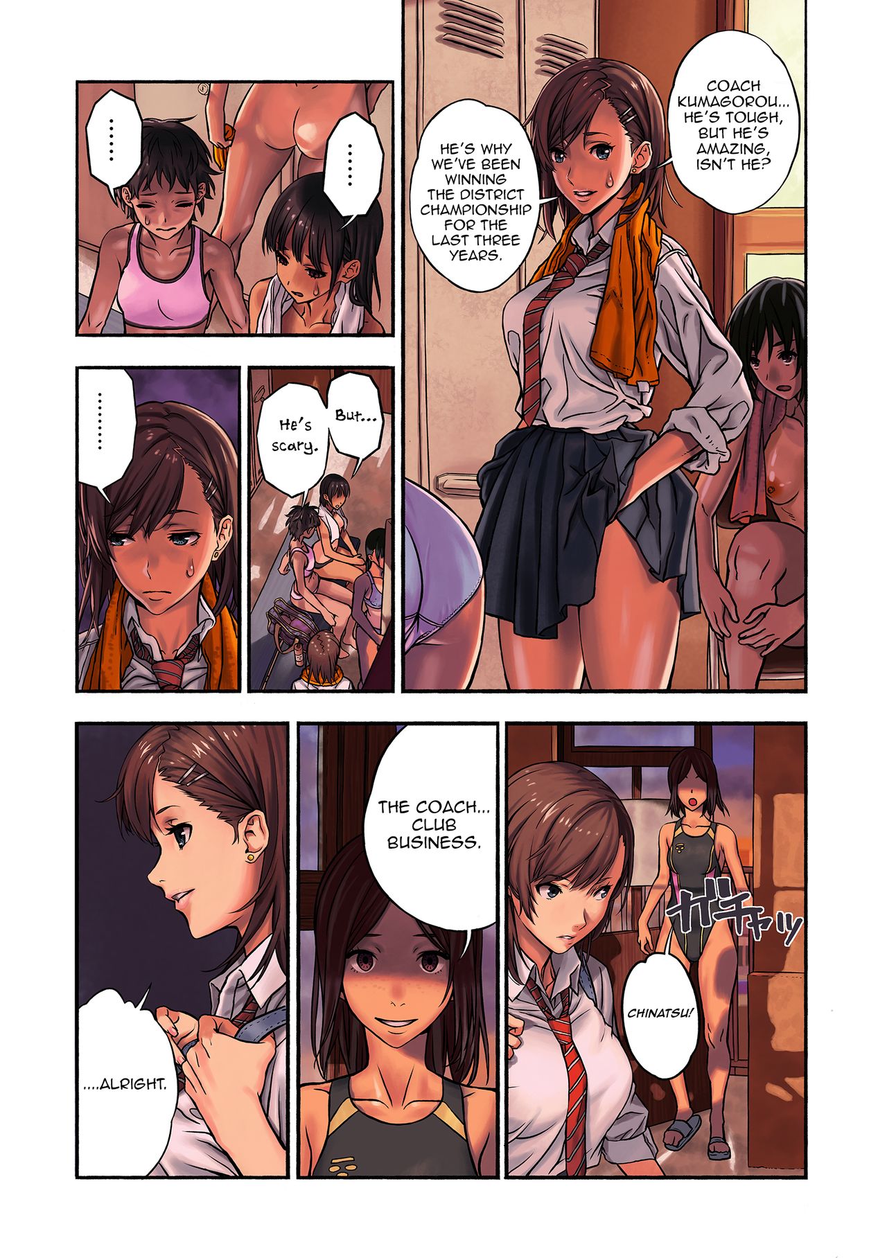Chinatsu to Kuma-chan Sensei | Chinatsu and Coach Teddy-Bear page 8 full
