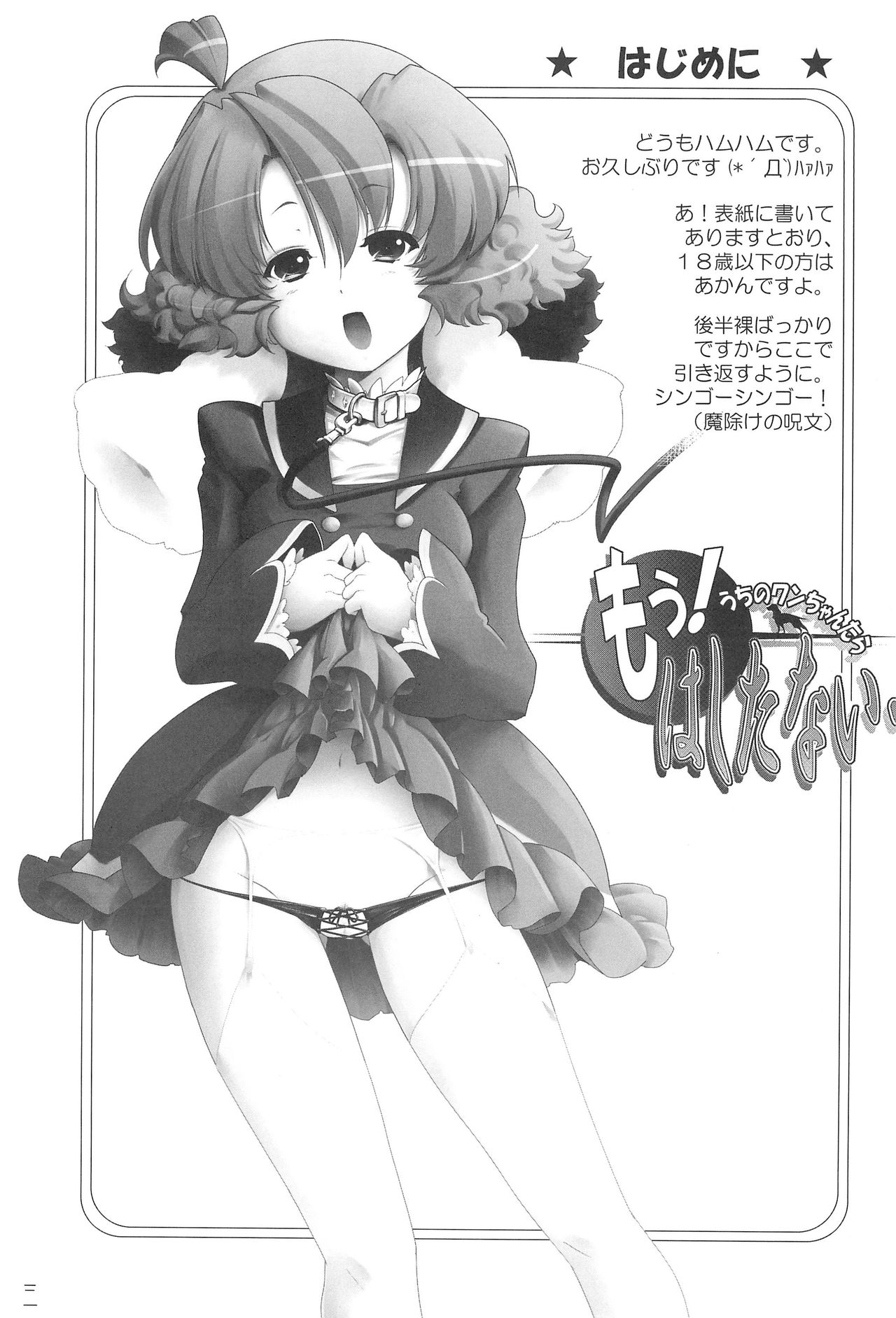 Mou! Uchi no Wan-chan tara Hashitanai... page 3 full