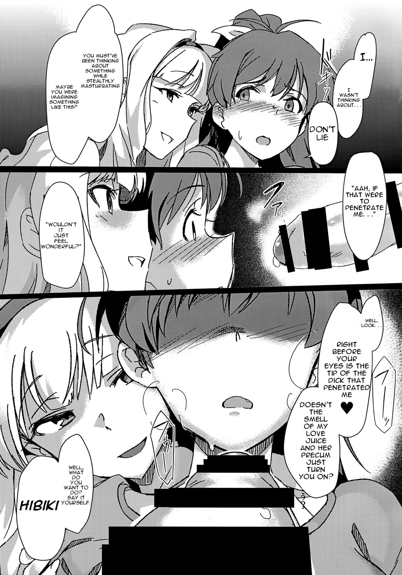 Yuki Chinpo - Futanari Yukiho ga Hibiki o Otosu Hon page 8 full